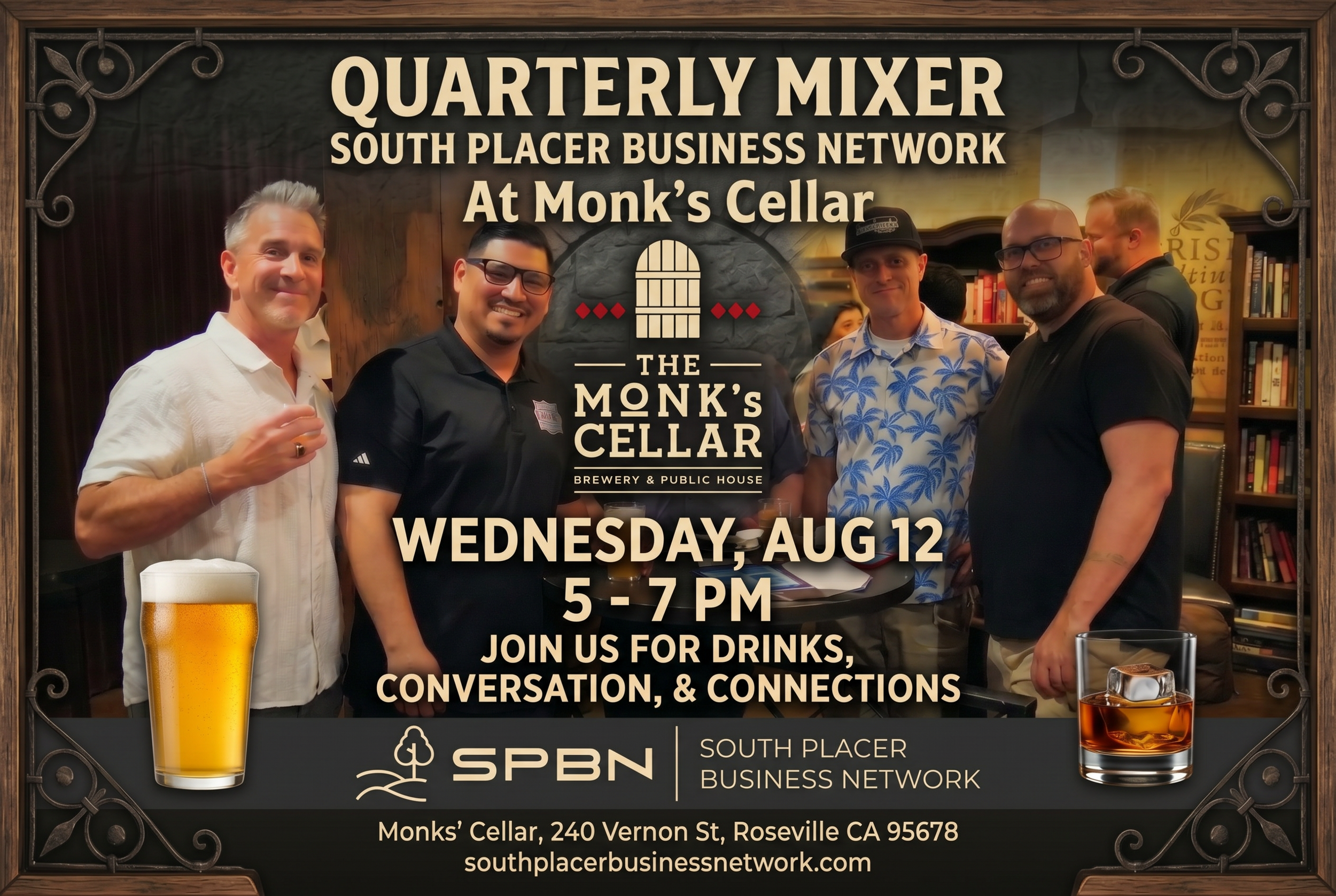 Quarterly Mixer: coffee out, drinks in