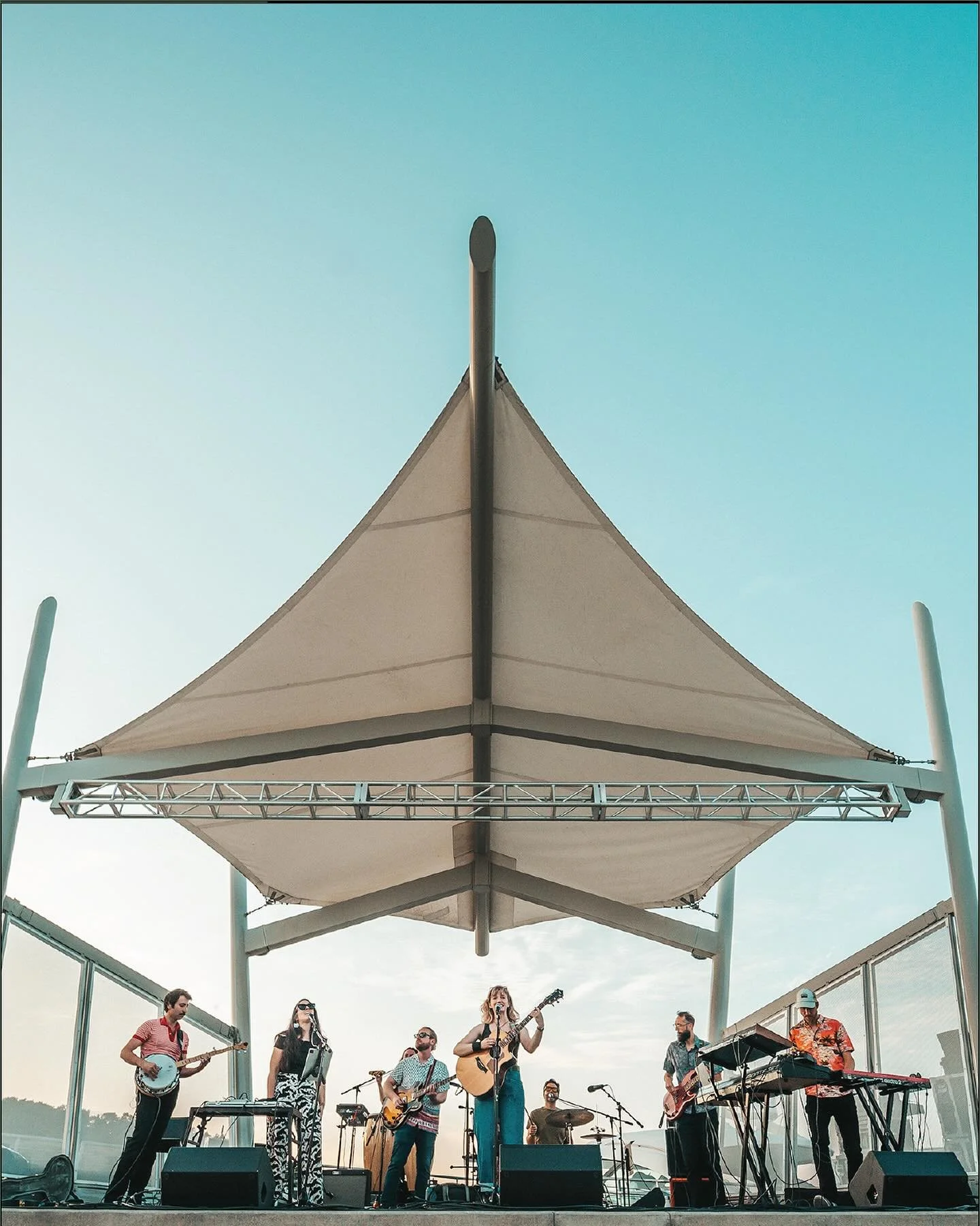 huge thank you to to @ghfreefridays, the organizers, sponsors, &amp; all of the lovely folks who came to see us live at the GH Waterfront Stadium! We a blast ✨

It feels so good to be playing live music again, and playing w a band of some of the best