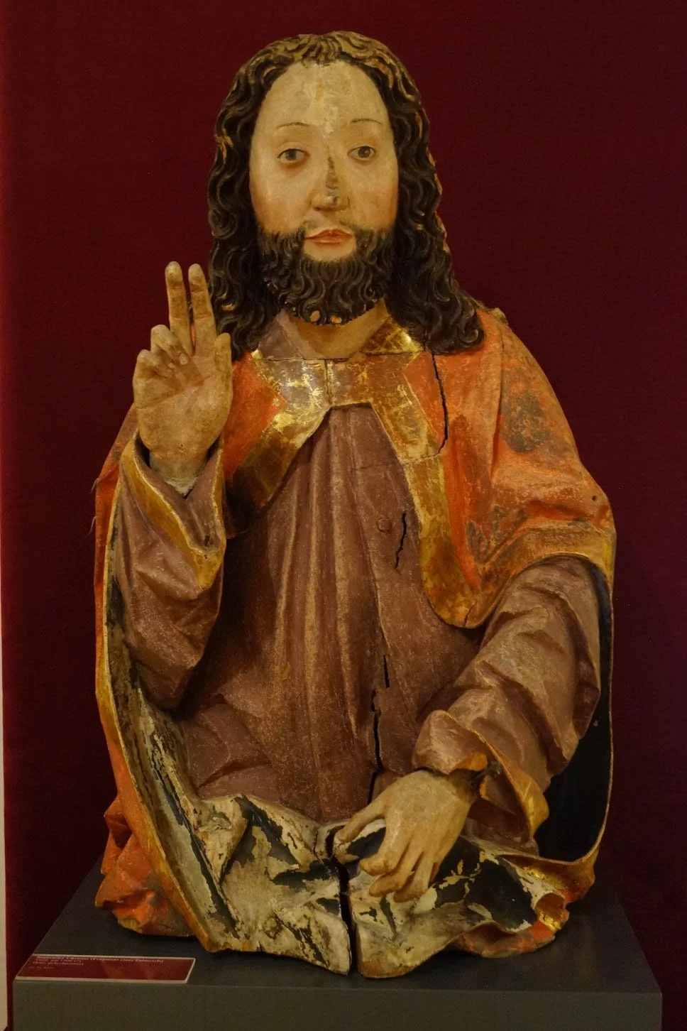 Vienna - Treasury of the Teutonic Order - Blessing Christ