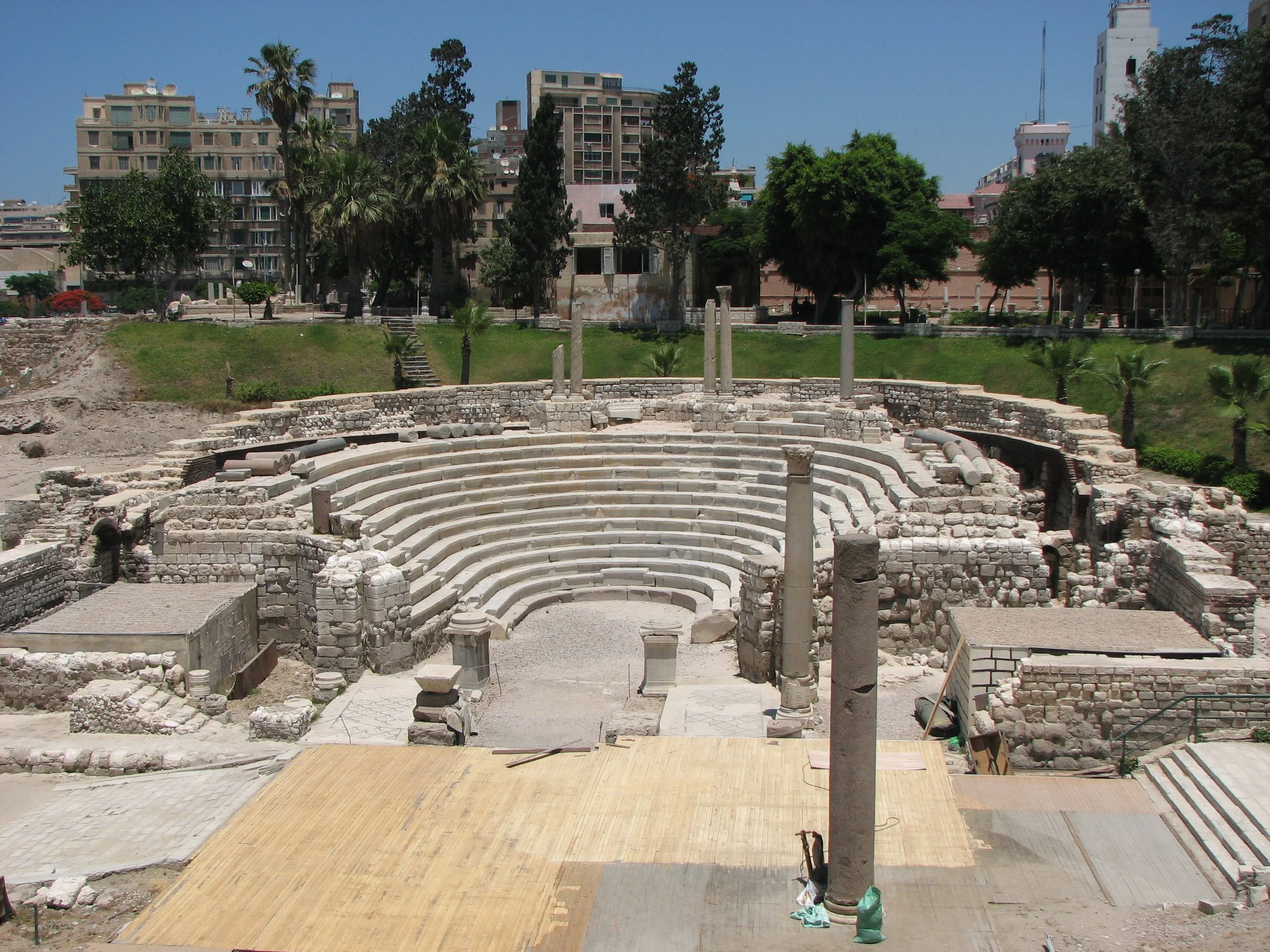The Ancient Roman Amphitheater, Alexandria
