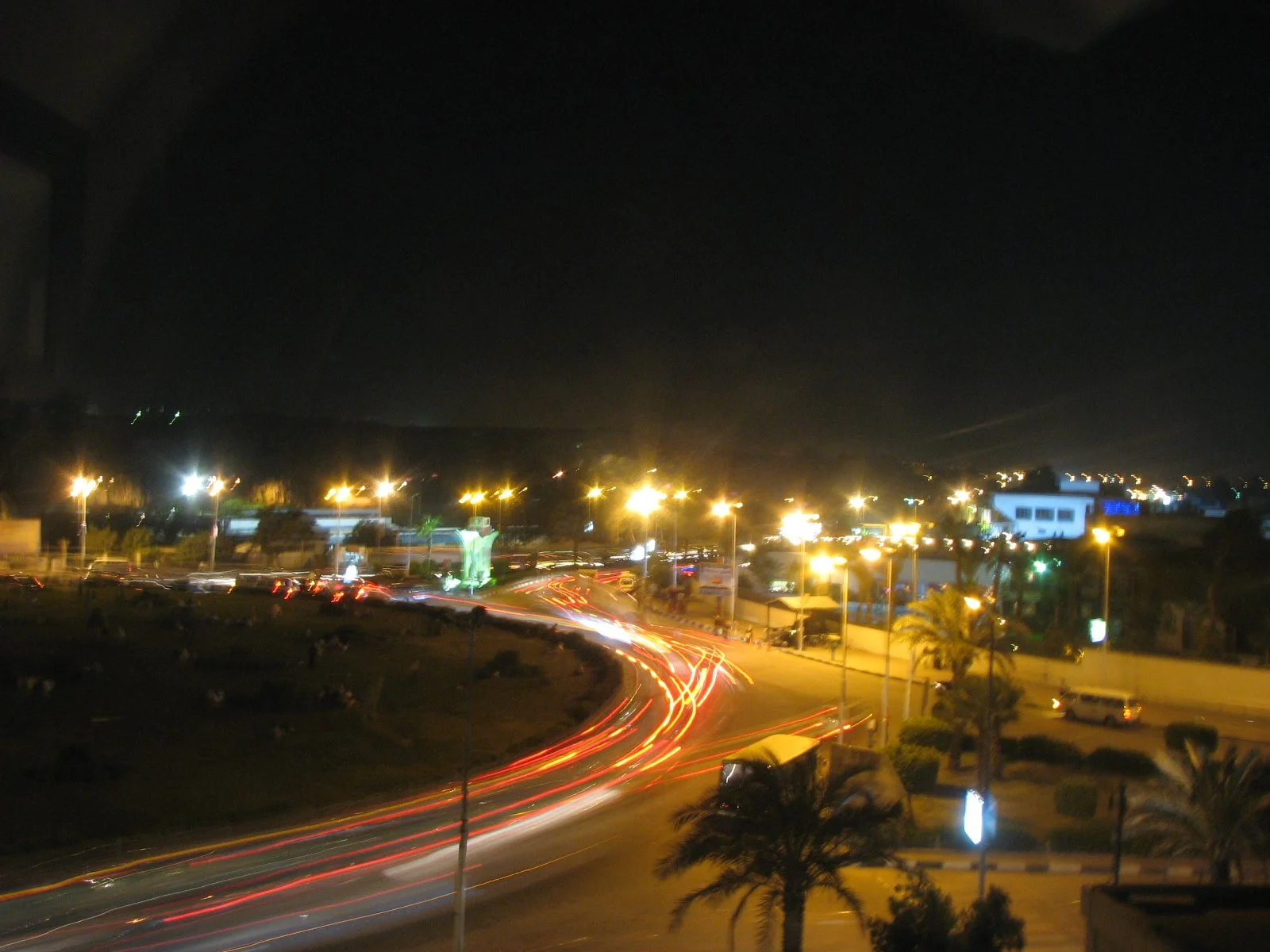 Views from around Cairo at night