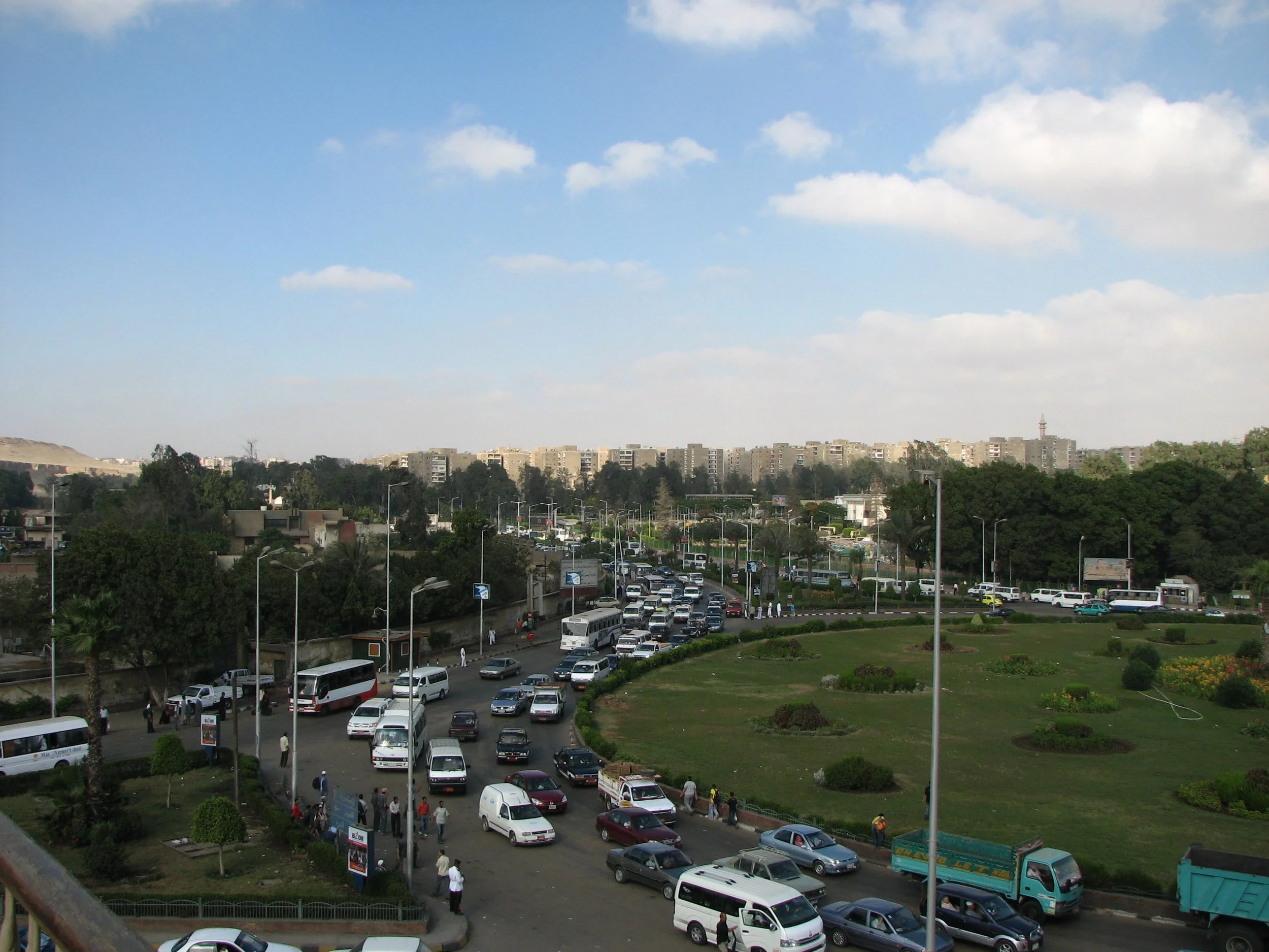 Views from around Cairo. This was taken early in the morning and traffic was already fairly congested. It only gets worse throughout the day.