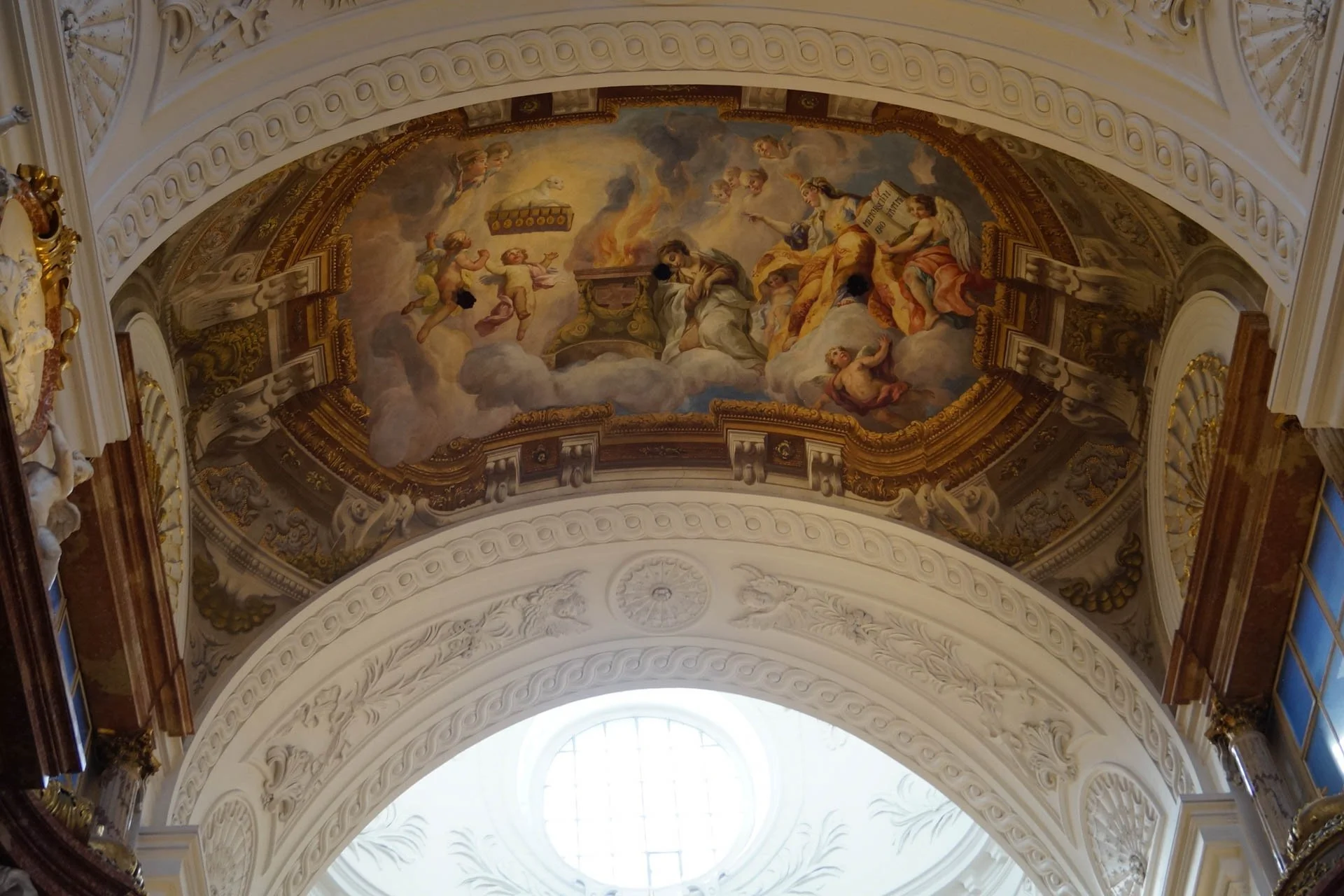 Vienna - St. Charles Church - Ceiling above the Altar