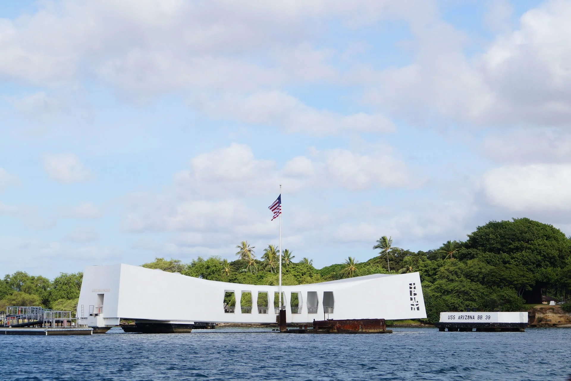 Oahu - USS Arizona Memorial at Pearl Harbor