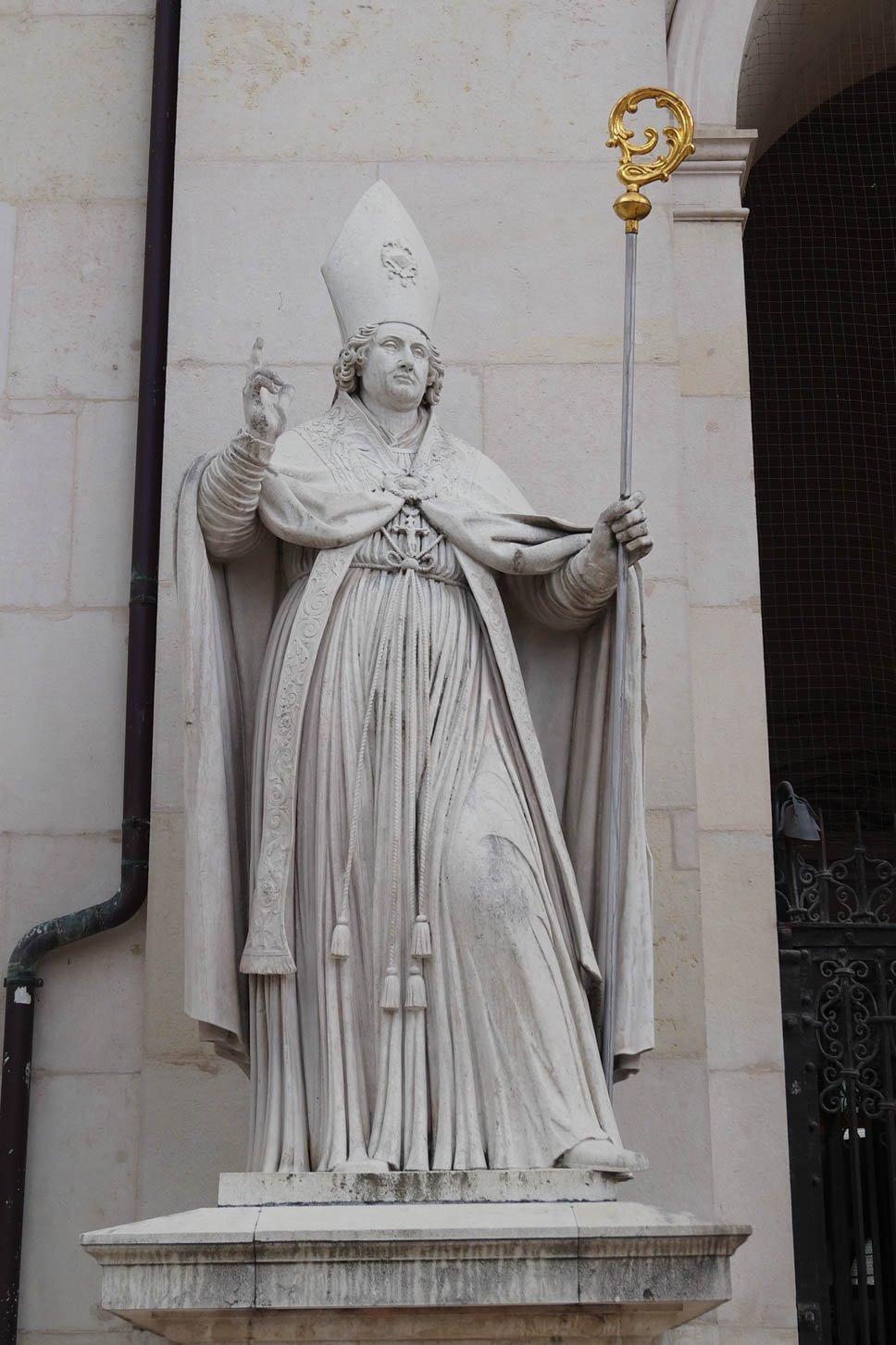 Salzburg - Salzburg Cathedral - Statue outside the cathedral