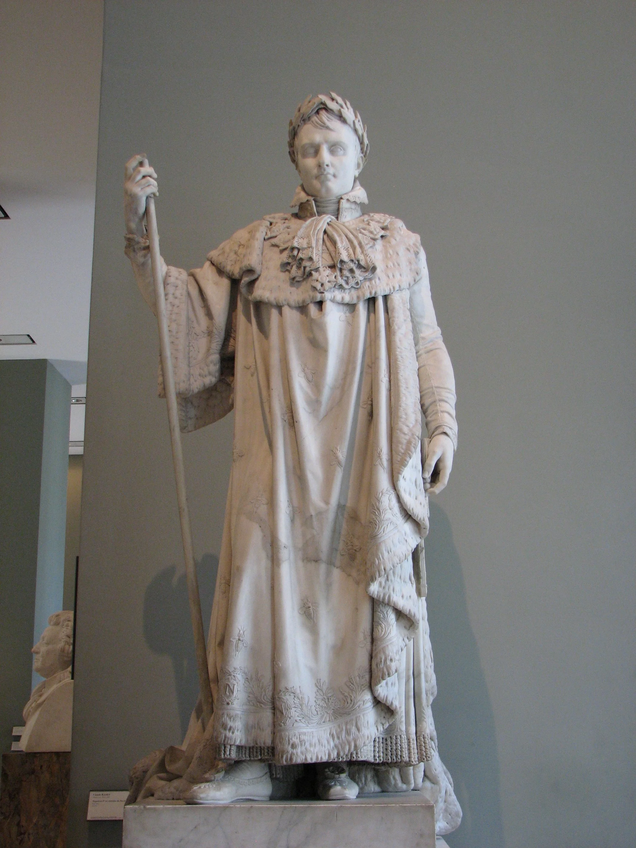 The Louvre - Statue of Napoleon