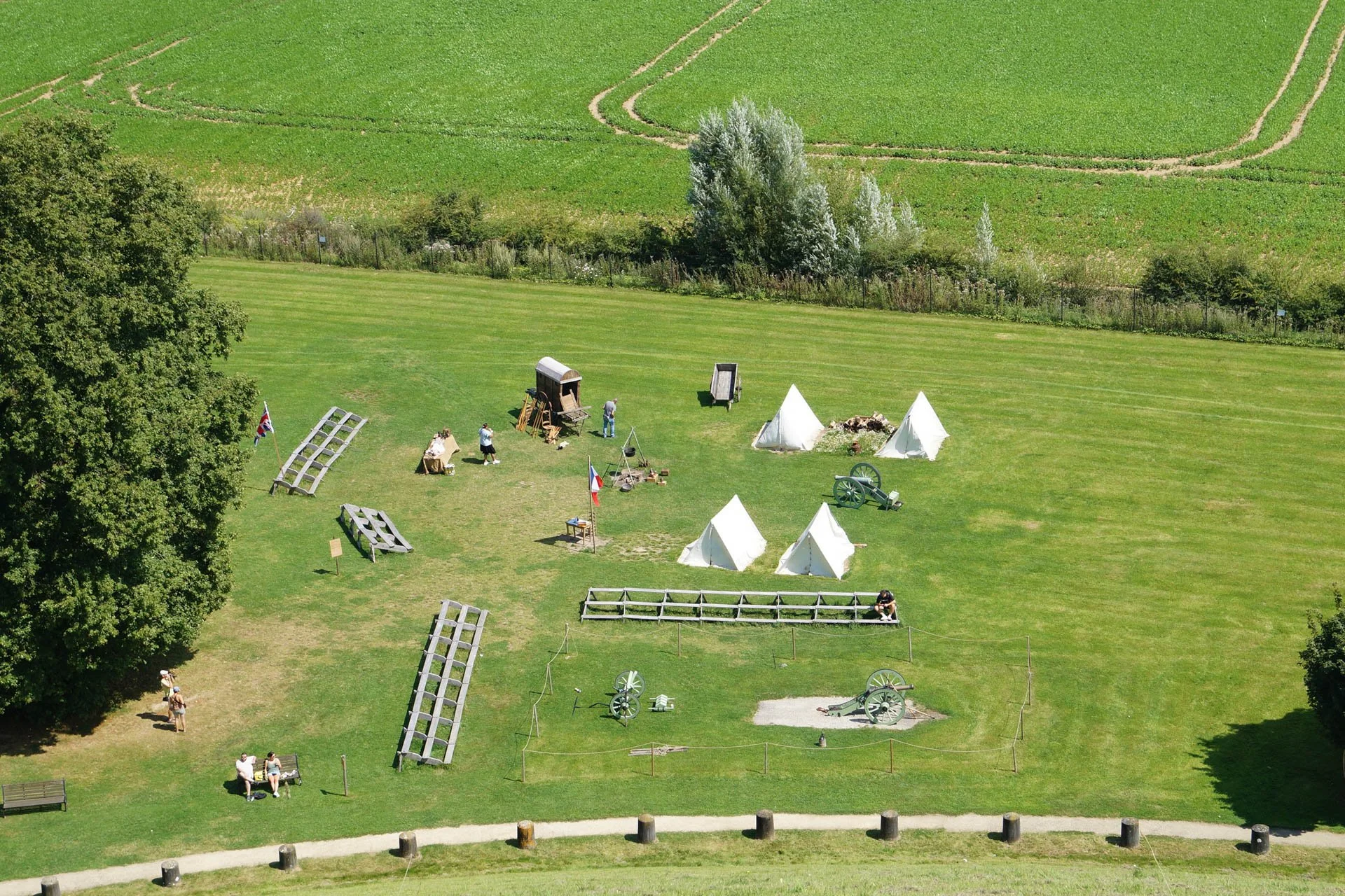 Waterloo - View from Lion's Mound