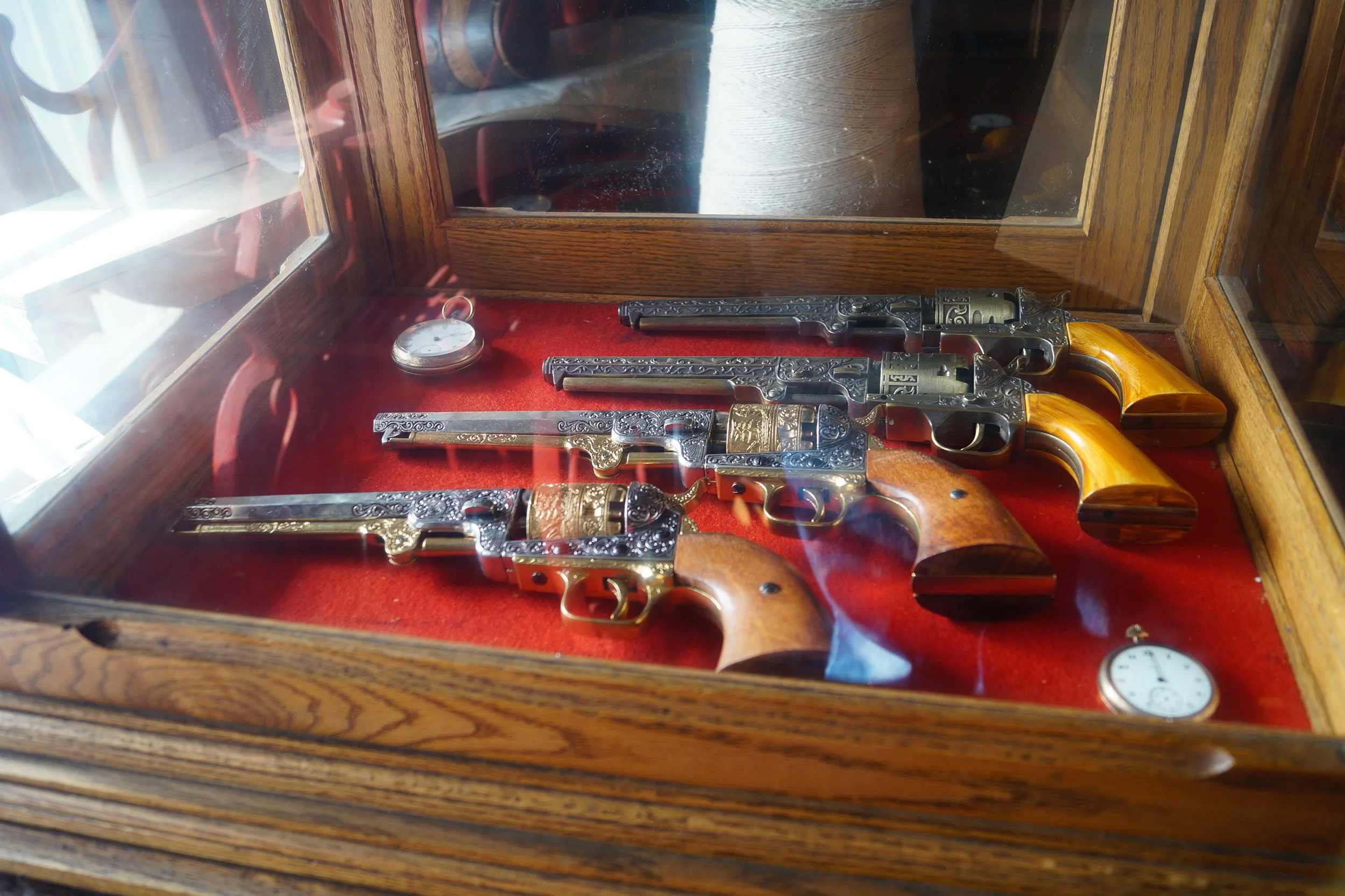 Old Town San Diego: Whaley House - Pistols 