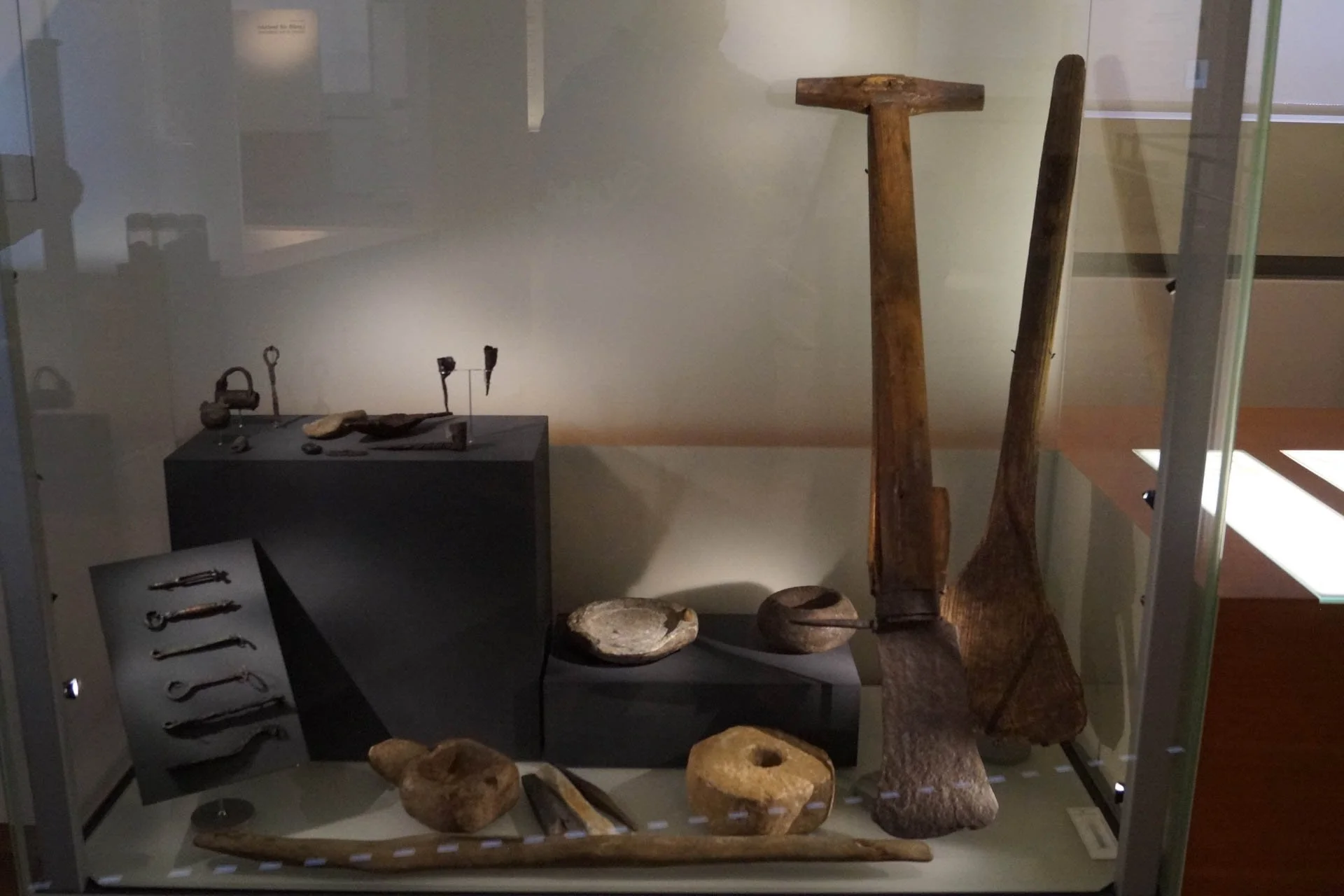 National History Museum - Farming tools and nails