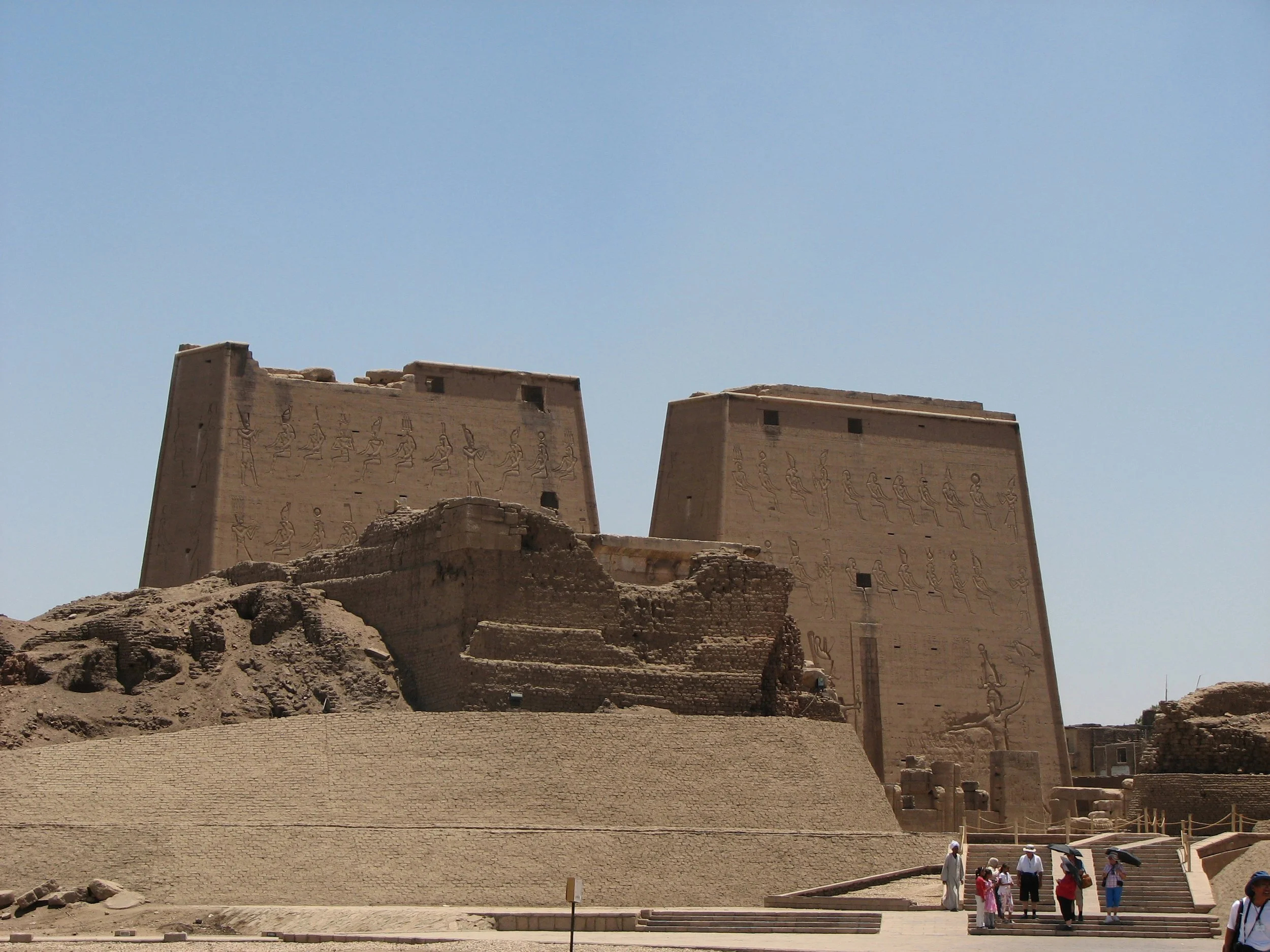 Edfu Temple, The Nile on the way to Luxor