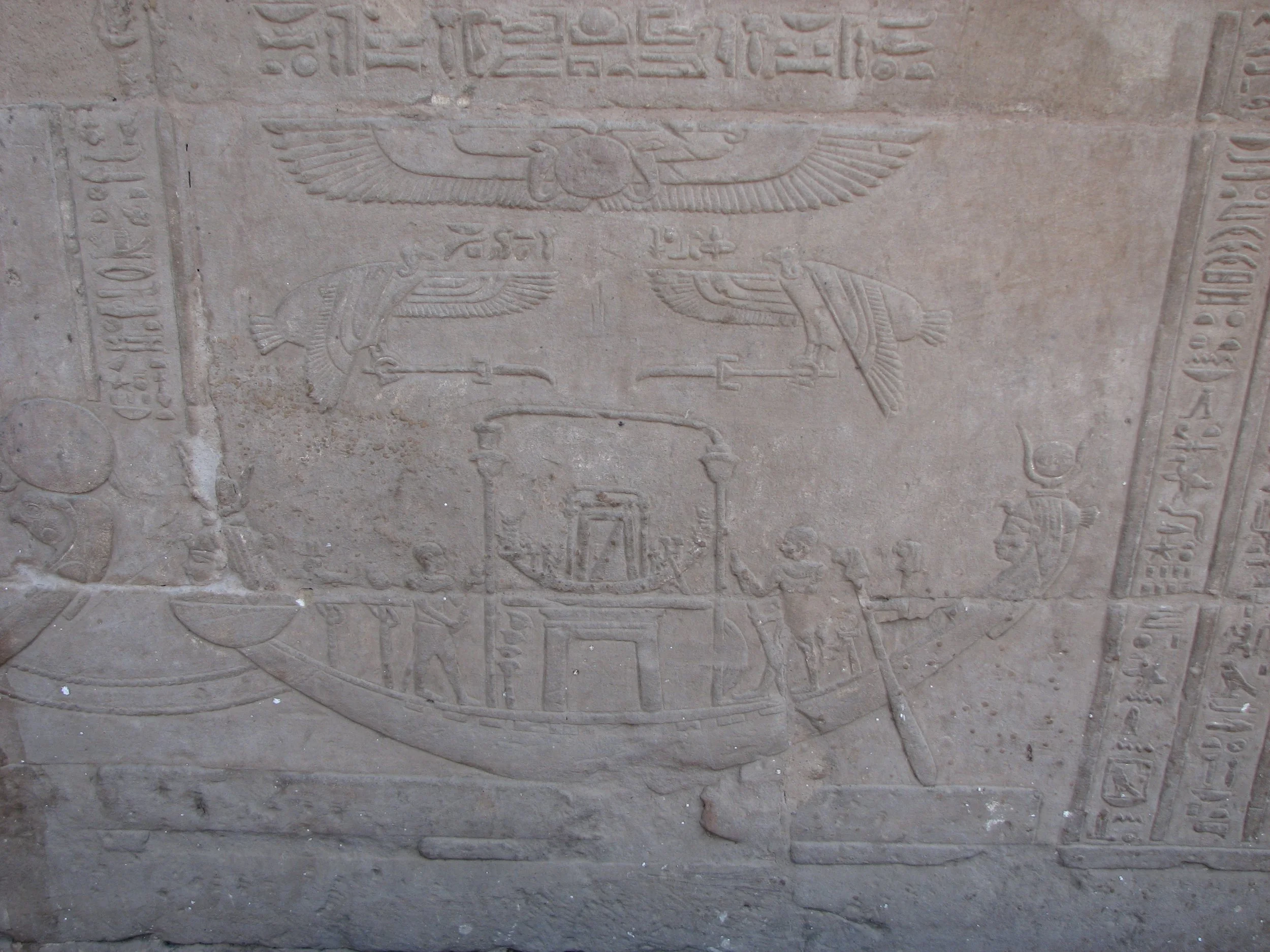 Edfu Temple, The Nile on the way to Luxor