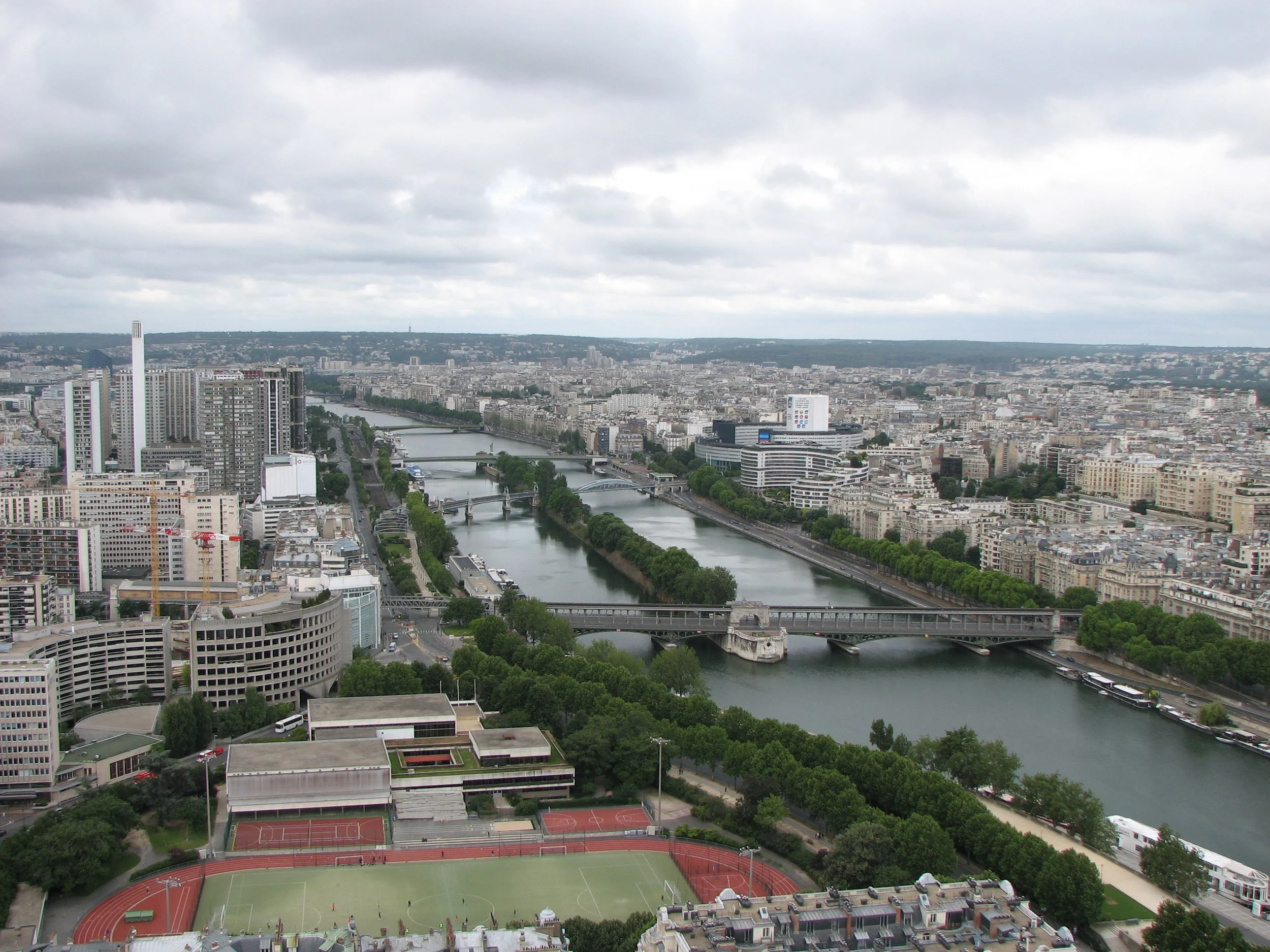 View of Paris from the Eiffel Towerw of Paris from the Eiffel Tower