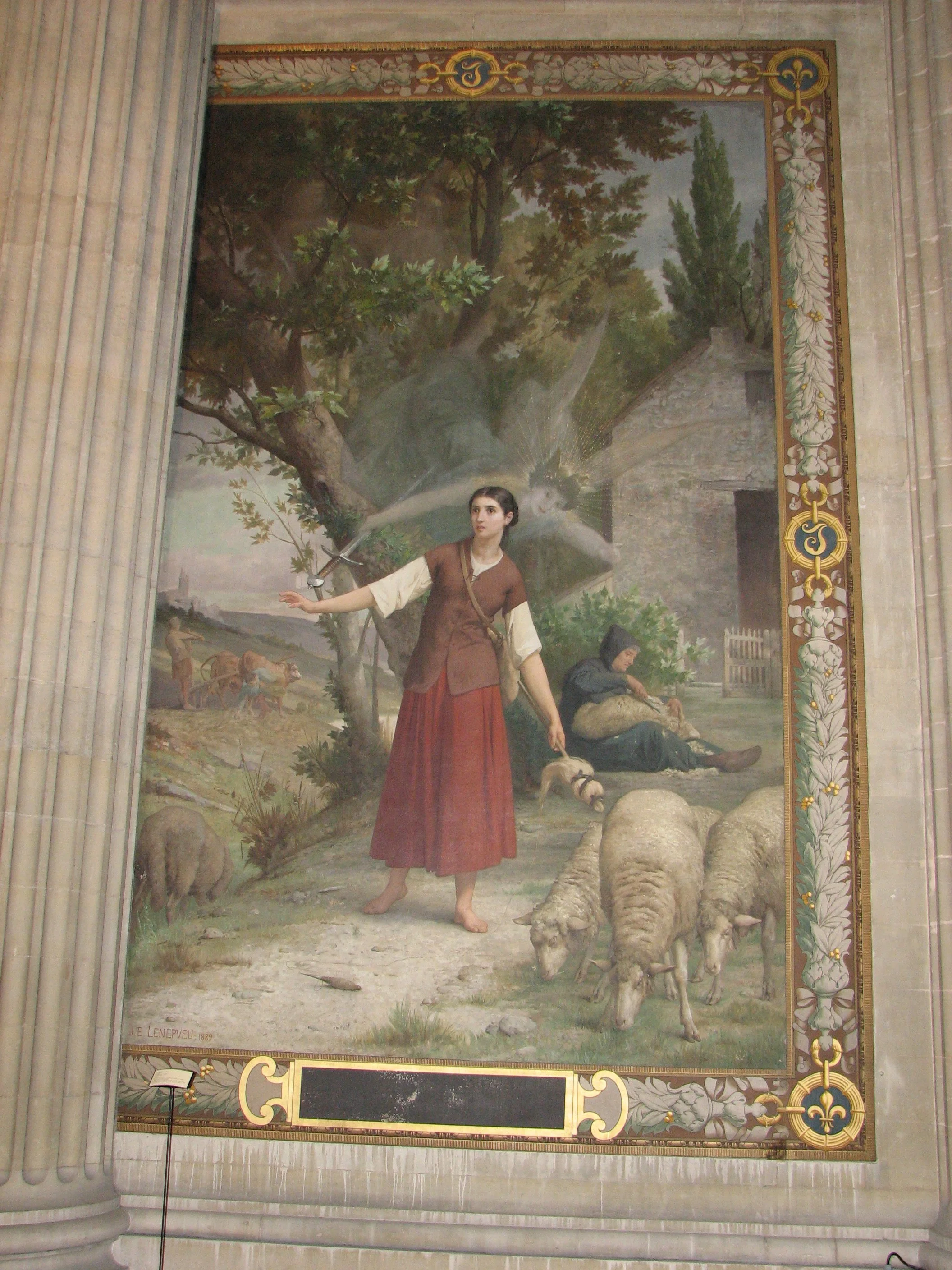 The Pantheon - Paintings of the life of Joan of Arc