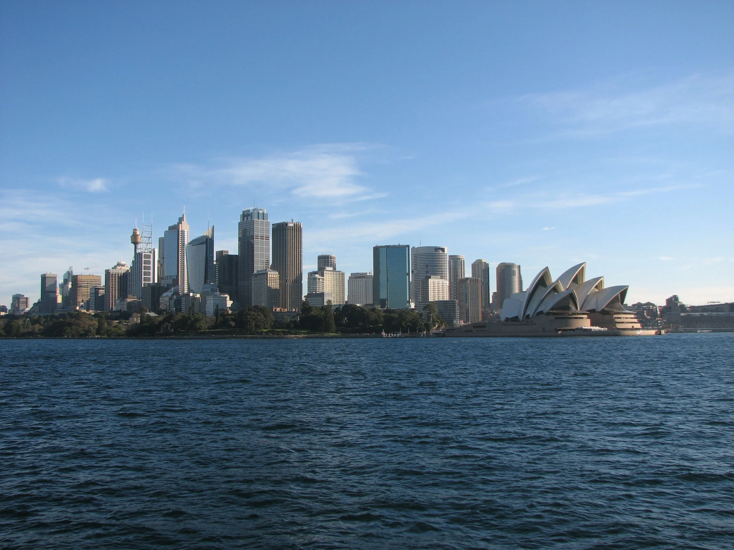 Sydney, with a view of The Sydney Opera House, seen from the ferry on the way to Manly