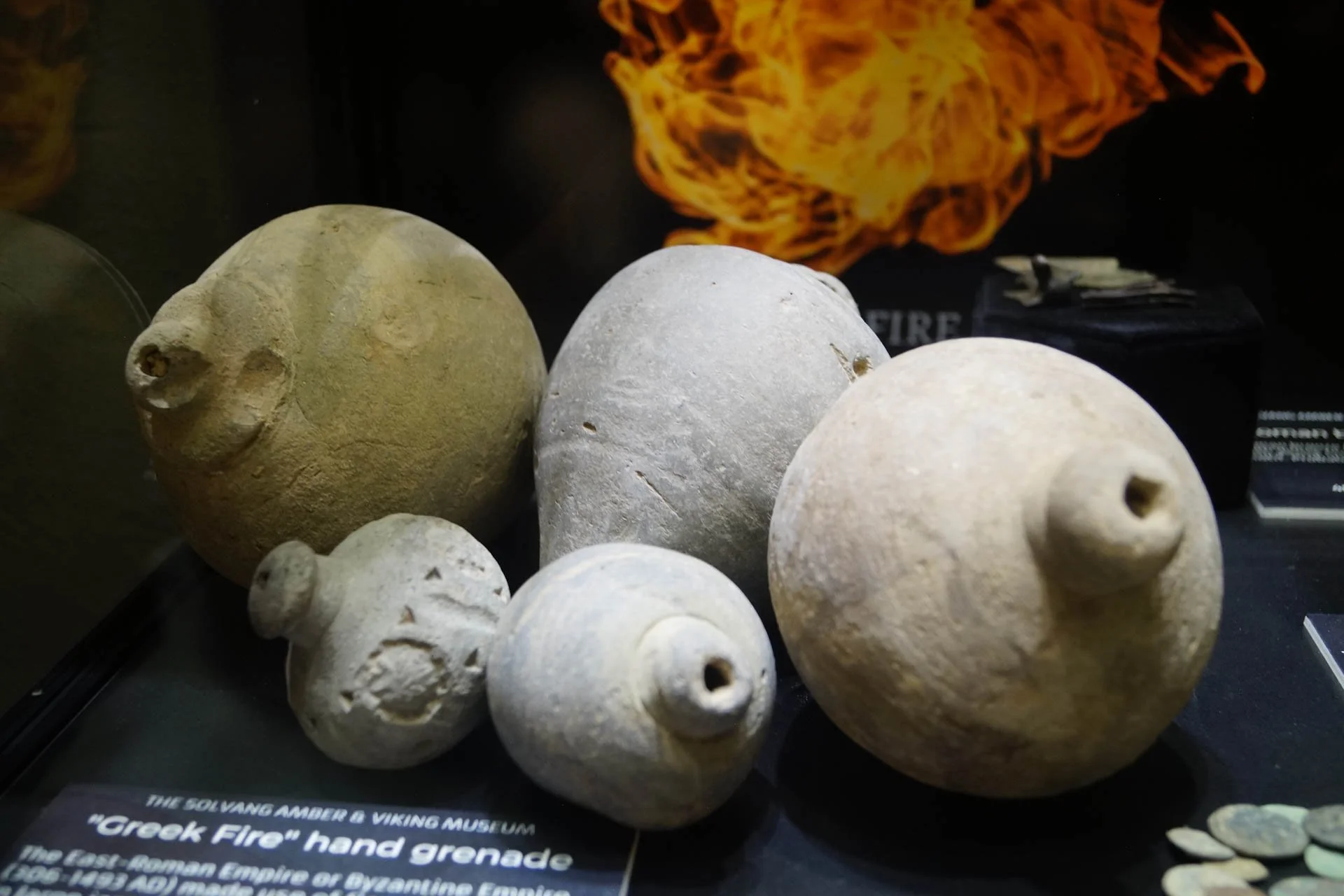 Solvang: Viking Museum - Greek Fire hand grenade