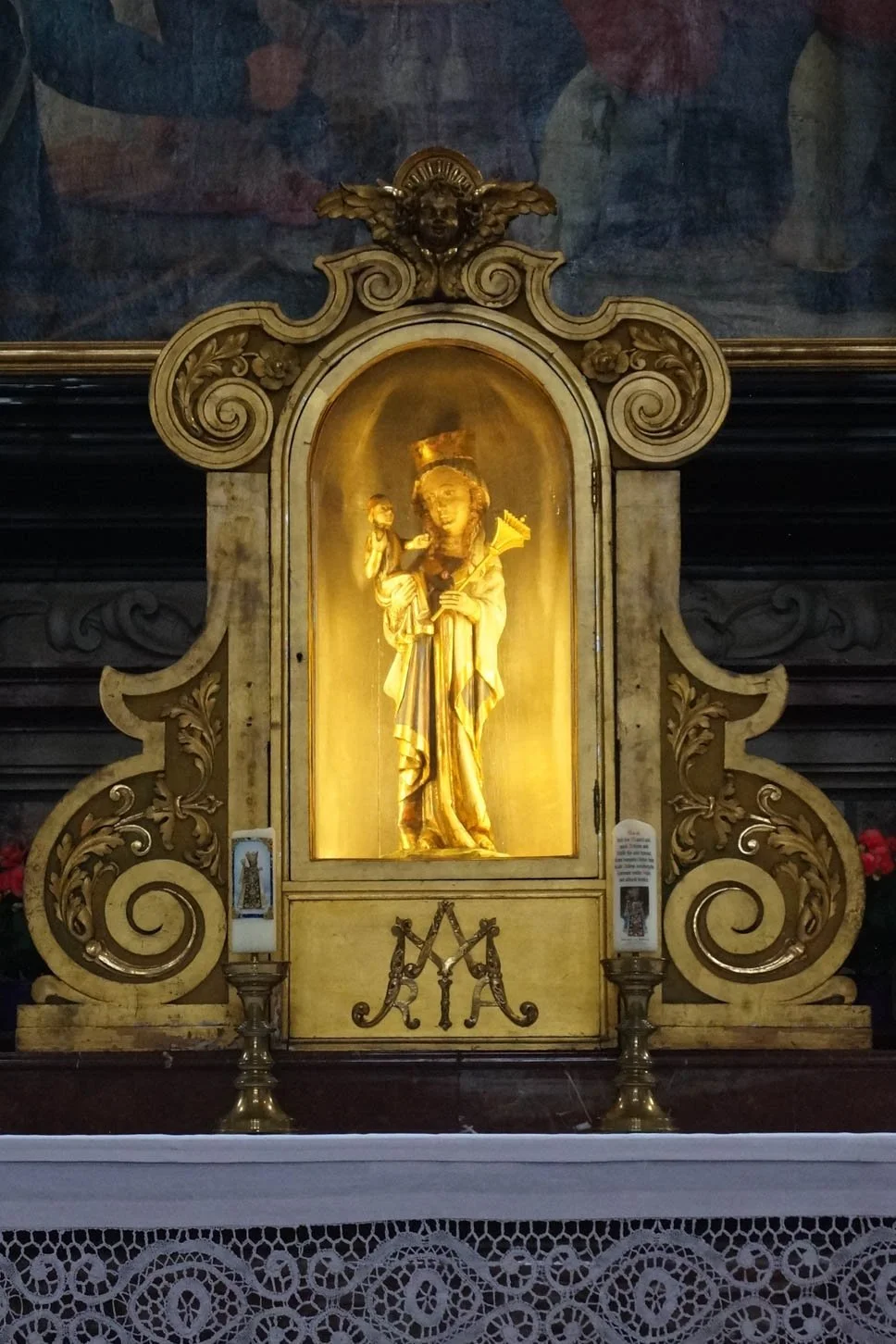 Salzburg - Salzburg Cathedral - Statue of the Virgin Mary
