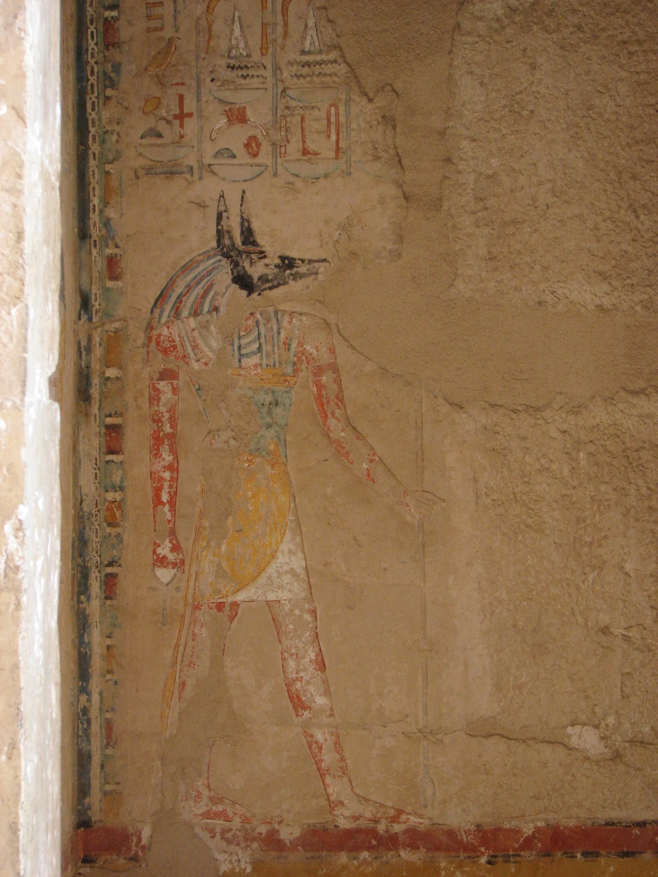 Mortuary Temple of Hatshepsut, Deir el-Bahari - Anubis
