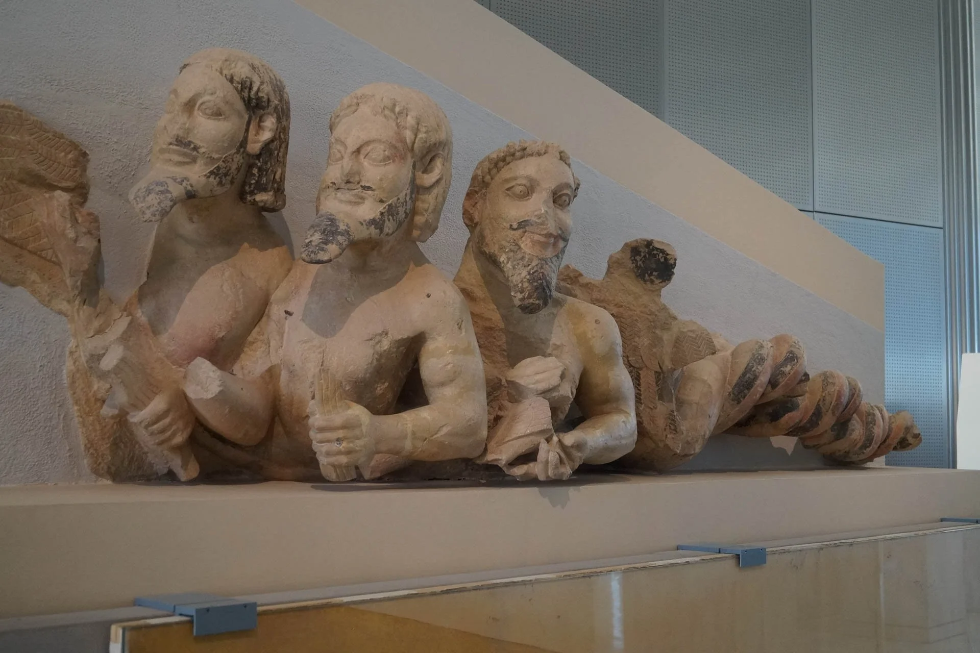 The Acropolis Museum - Gutter and geison
