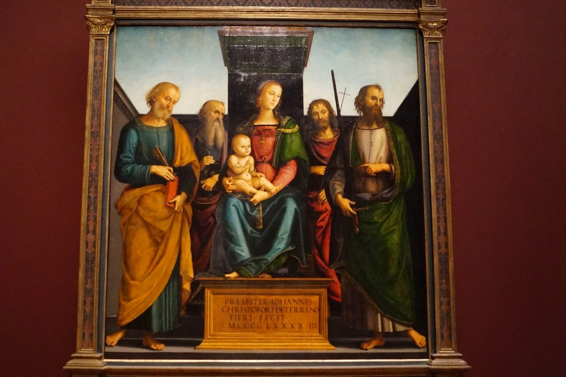 Vienna - Kunsthistorisches Museum - Mary with Child and Four Saints