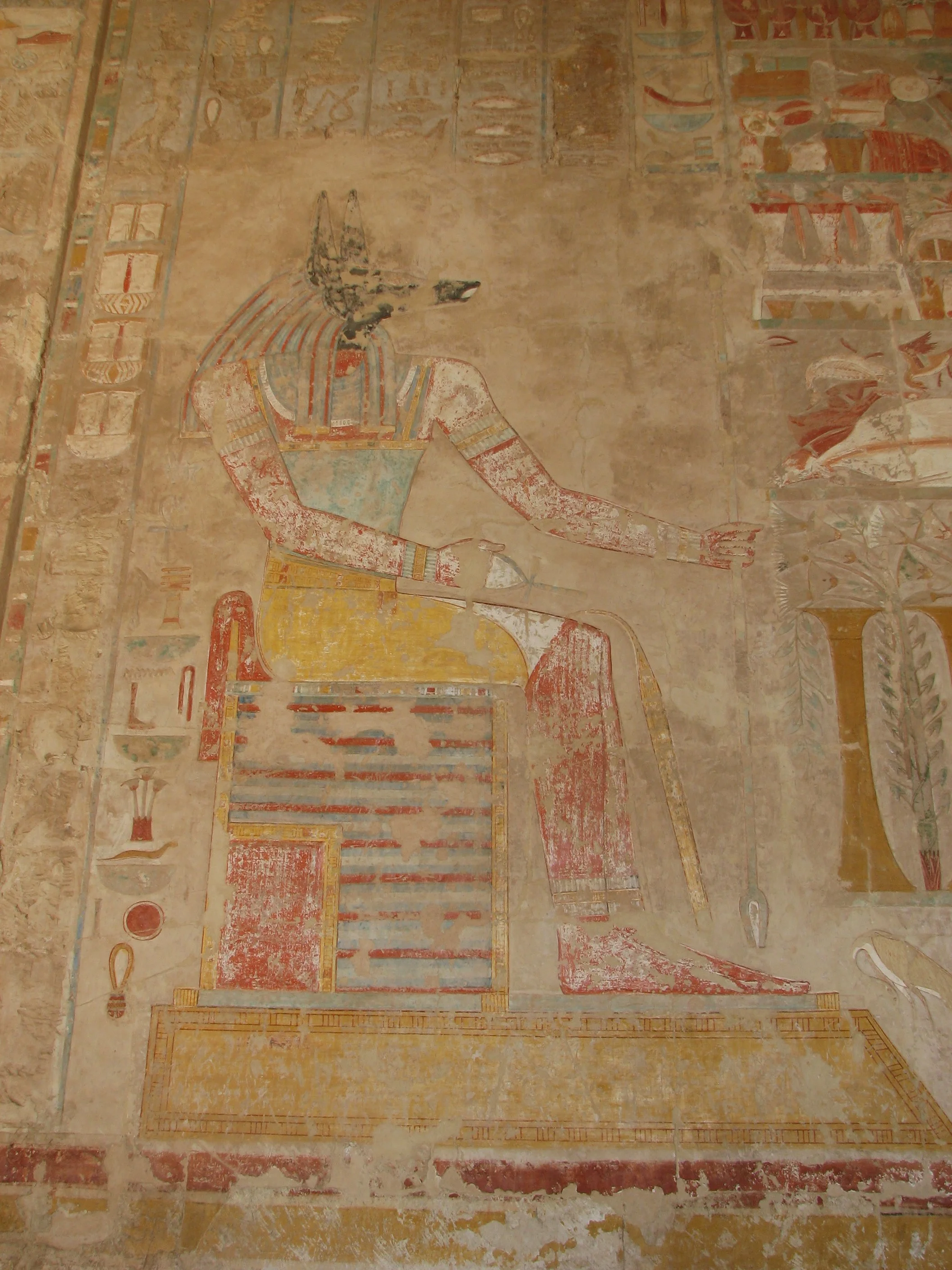 Mortuary Temple of Hatshepsut, Deir el-Bahari - Anubis