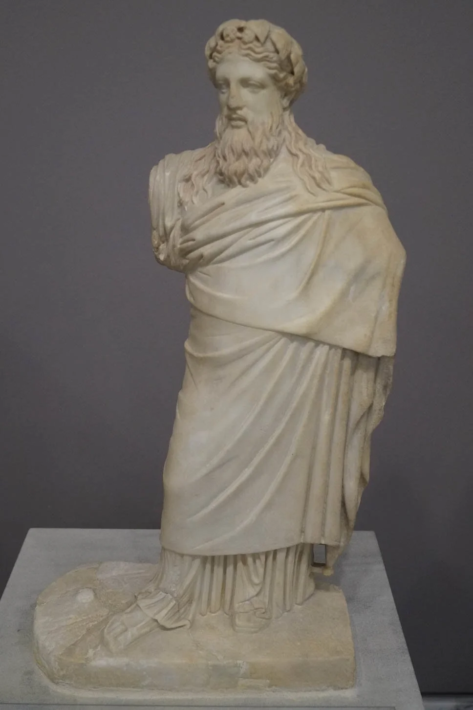 Crete - Small marble statue of the god Dionysus