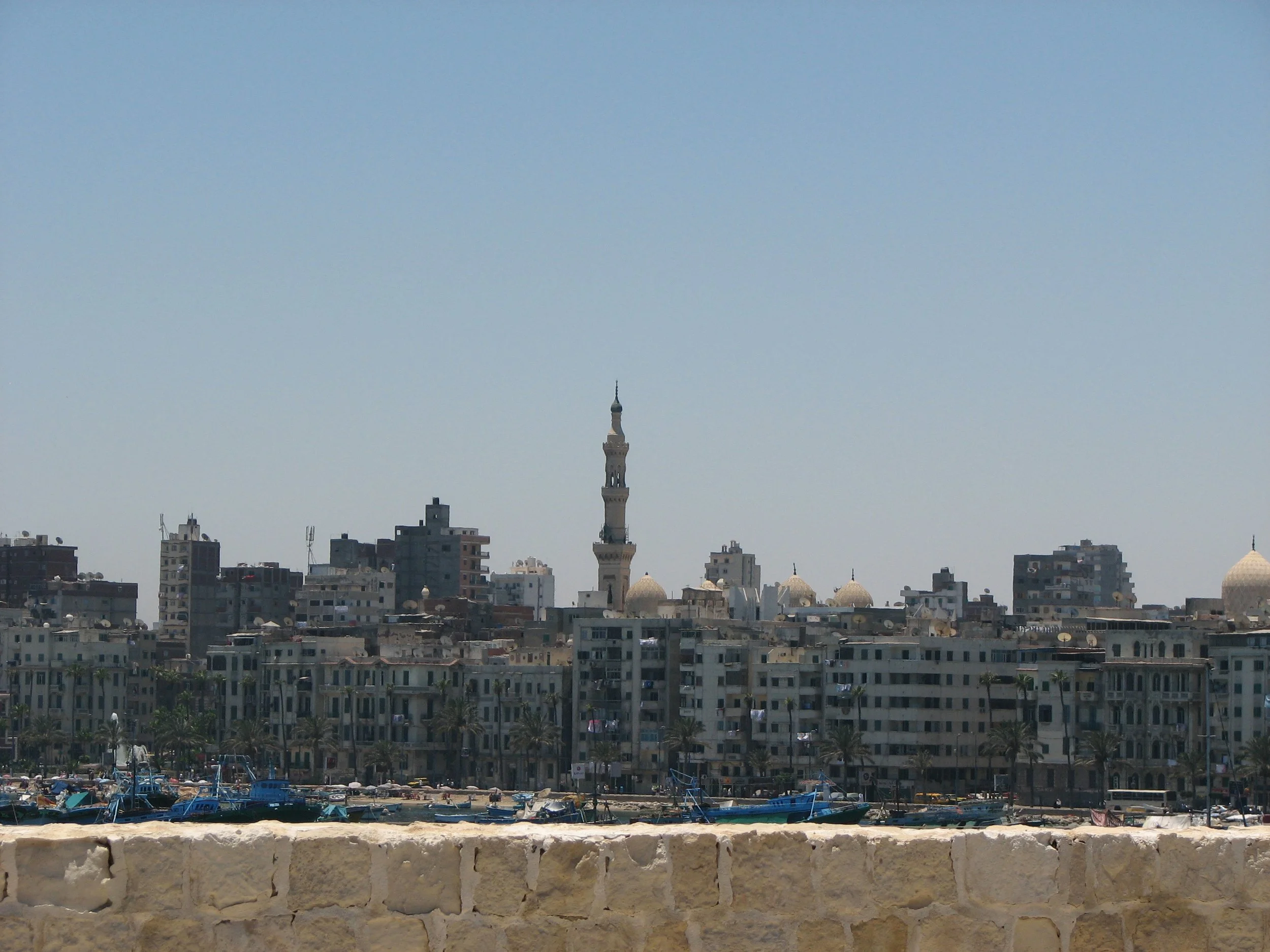 Alexandria. After Alexandria, we drove back to Cairo before flying to Aswan.