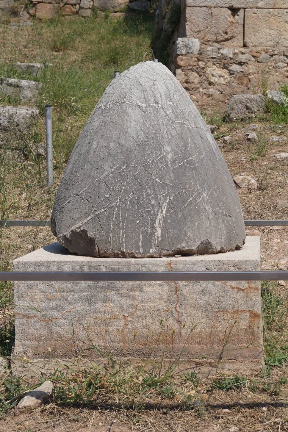 Delphi - The Navel. The Ancient Greeks believed this was the literal center of the world.