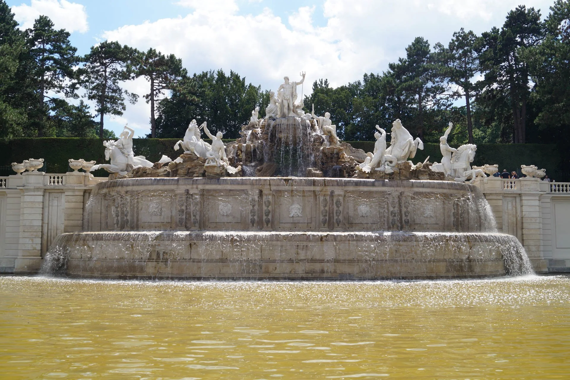 Vienna - Schonbrunn Palace - Neptune Fountain