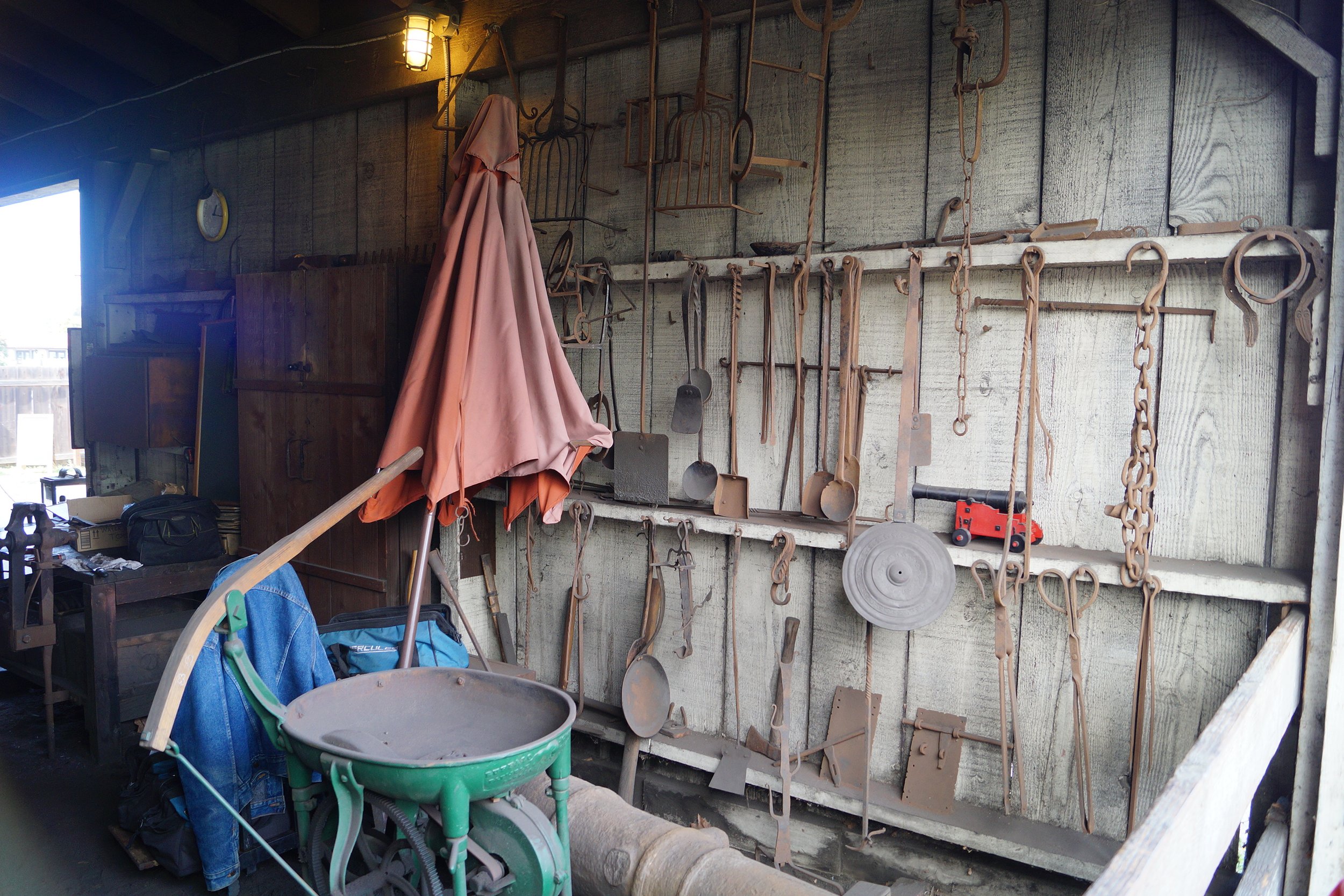 Old Town San Diego: Blacksmith Tools