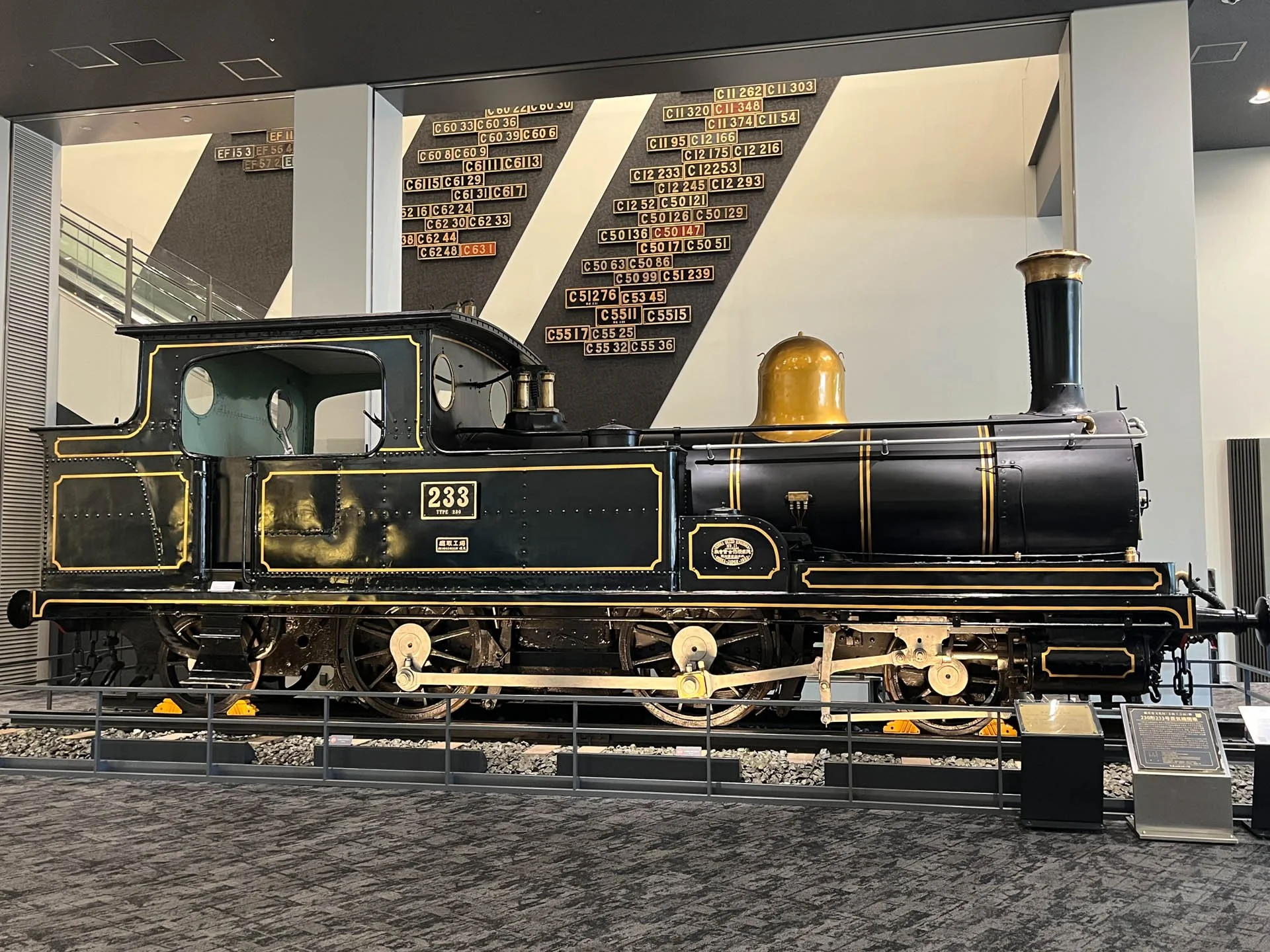 Kyoto - Japan's first domestically-mass-produced steam locomotive at the Kyoto Railway Museum