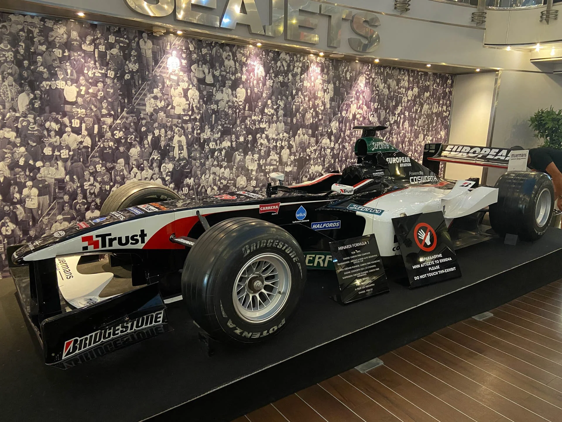 Formula 1 racecar in World Champion Seajet
