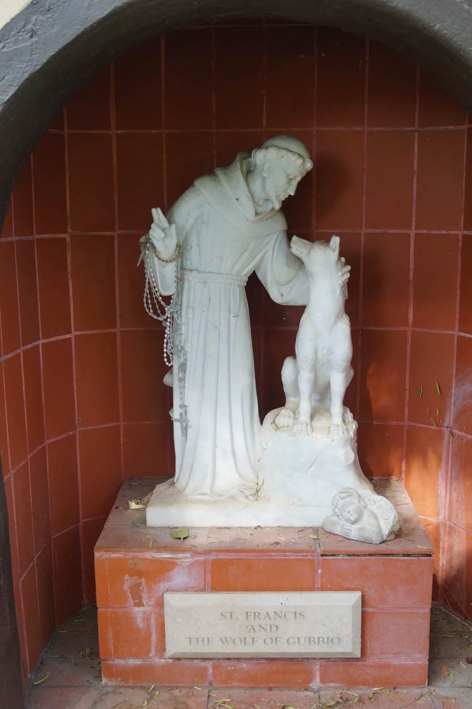 Mission Santa Ines: Saint Francis and the Wolf of Gubbio