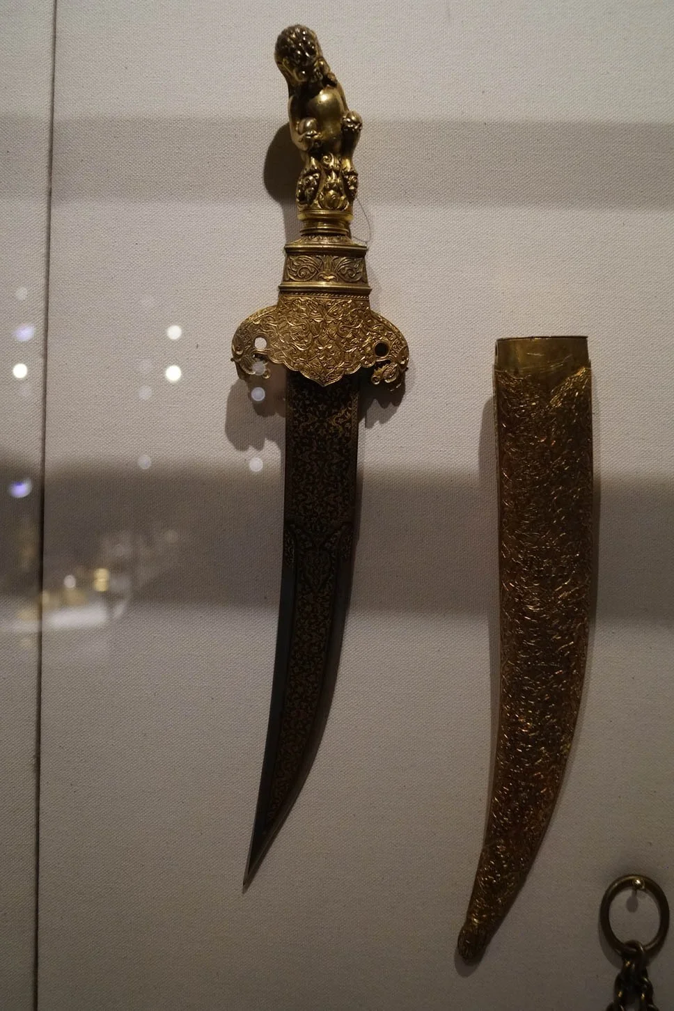 Vienna - Treasury of the Teutonic Order - Curved Dagger with Sheath
