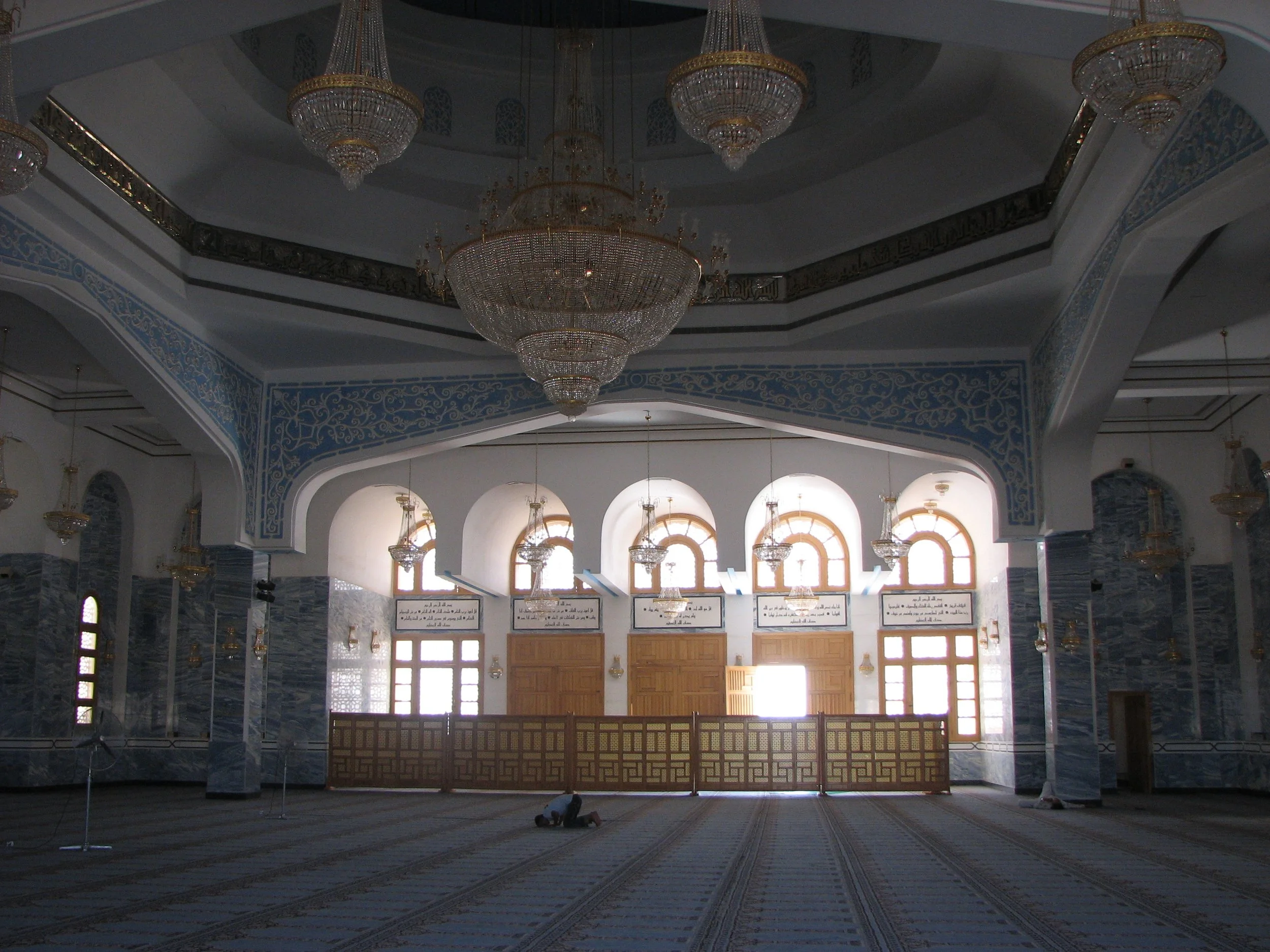 The Mosque in Sharm El-Sheikh. After leaving Luxor, we flew to Sharm El-Sheikh on the tip of the Sinai Peninsula. 