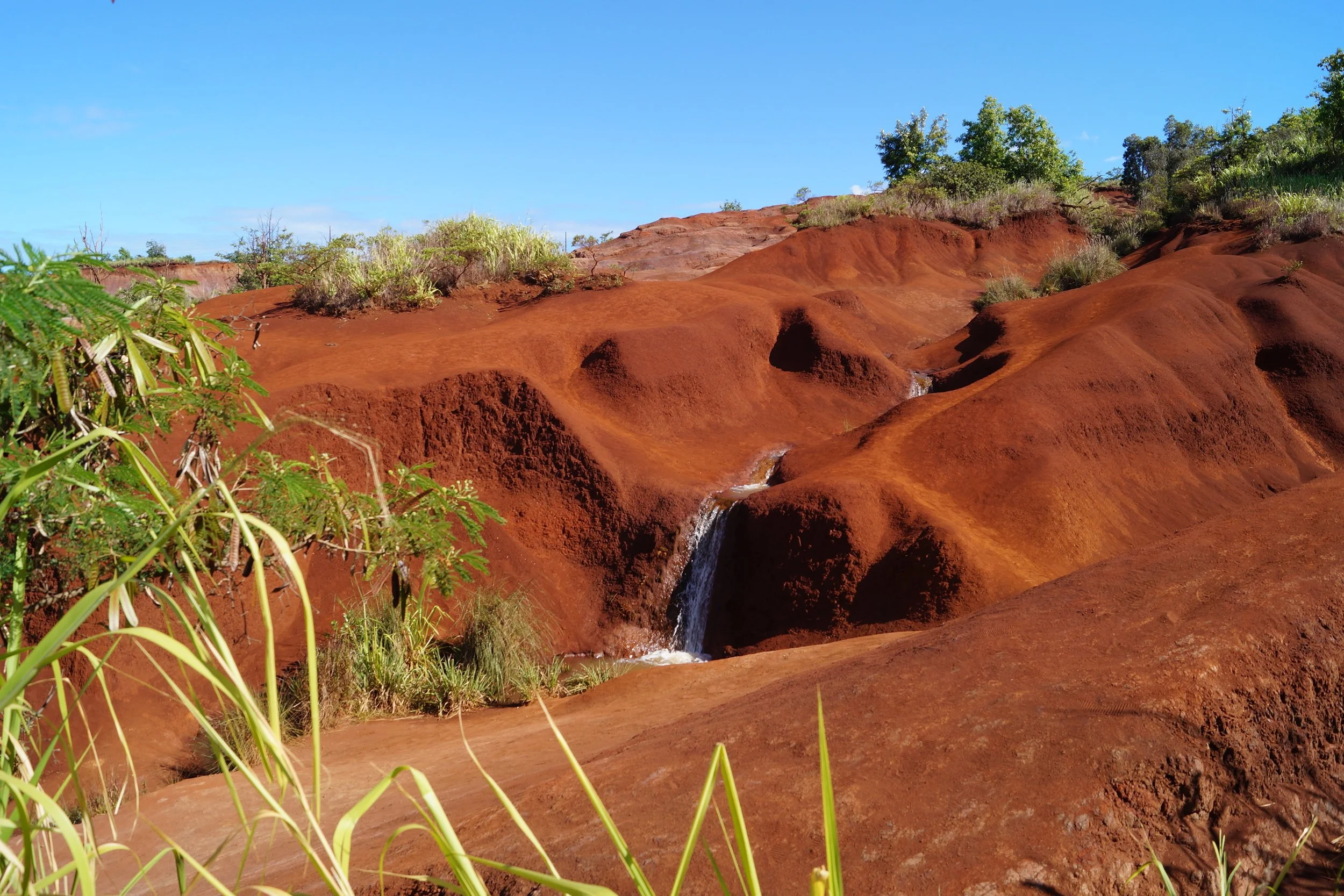 Waimea Canyon - Red Dirt Waterfall