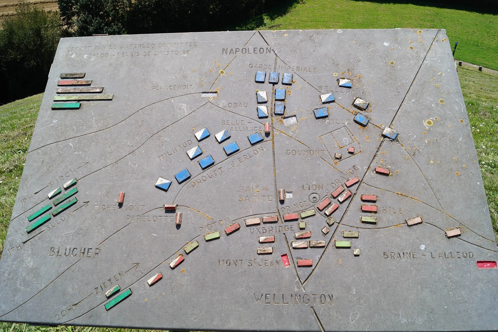 Waterloo - Battlefield Map