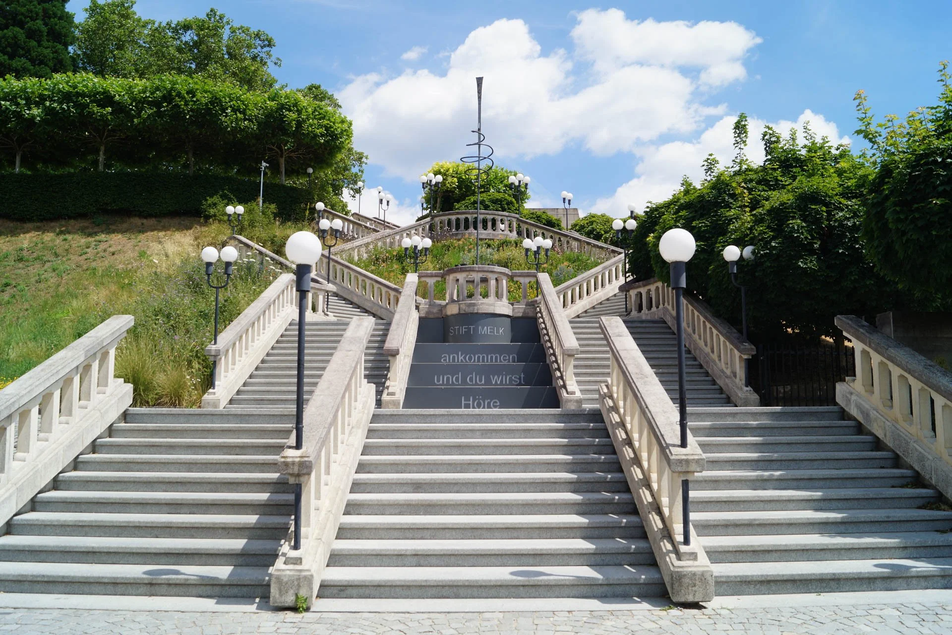Danube Valley Day Trip from Vienna - Stairs in Melk