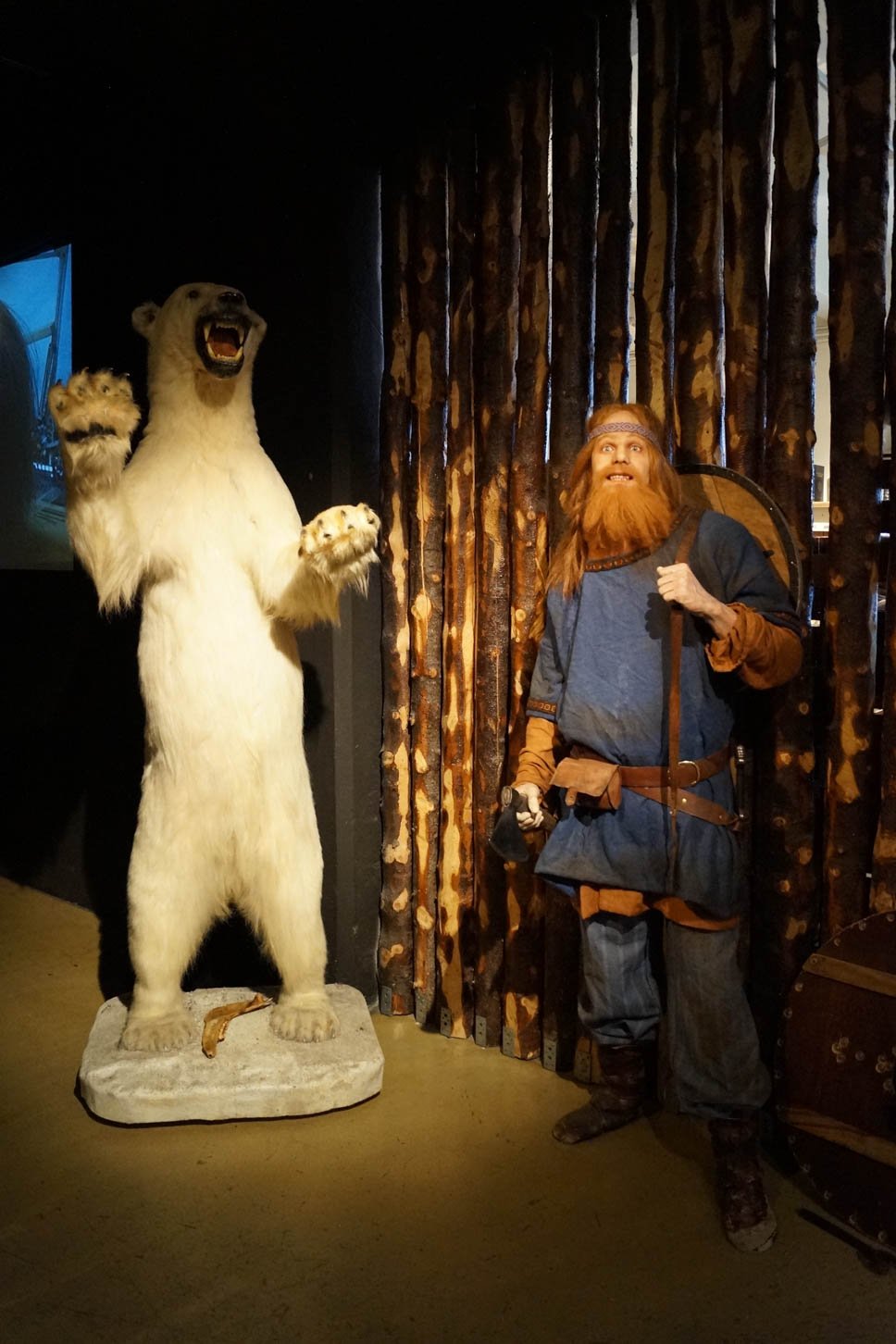 The Icelandic Sagas were written between the 13th and 14th centuries and chronicled the stories of the first Icelanders. This is a museum dedicated to the the Sagas and had some very nice wax sculptures of some of the people in the Sagas.