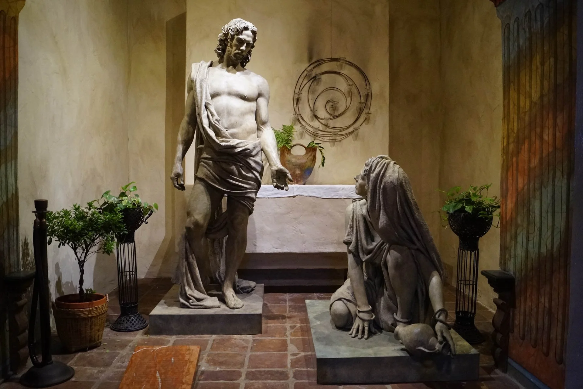 Mission Santa Barbara: Jesus and Mary Magdalene