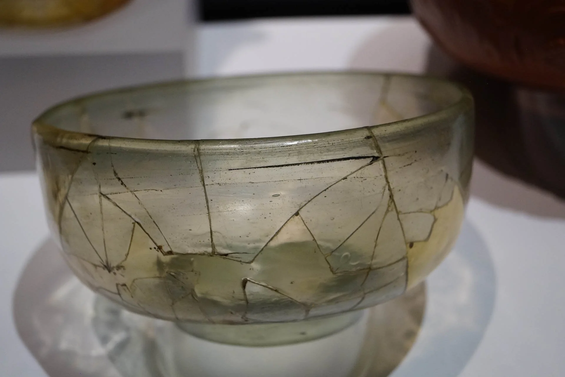 Vienna - Romermuseum - Cylindrical Glass Bowl