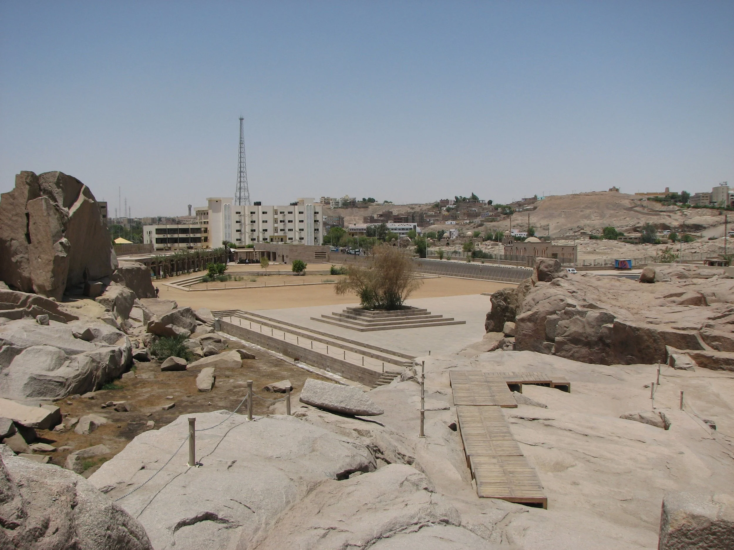 The Broken Obelisk, Aswan. At some point during it's carving, it developed a crack and was abandoned.