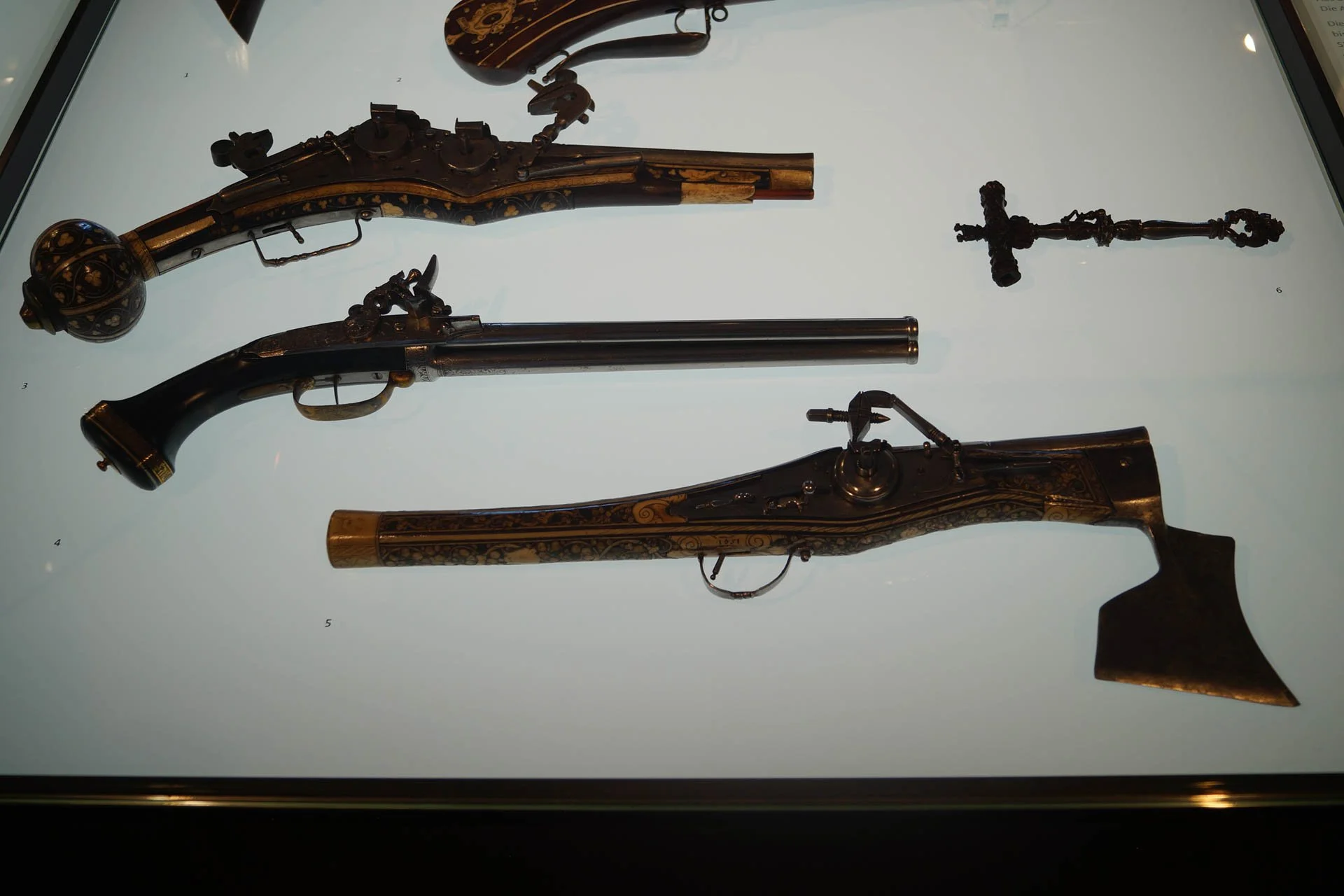 Salzburg - Hohensalzburg Fortress - Wheellock and Flintlock Pistols