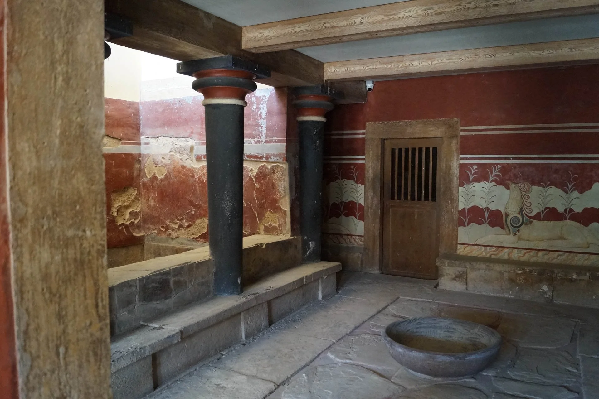 Crete - Throne Room in The Knossos