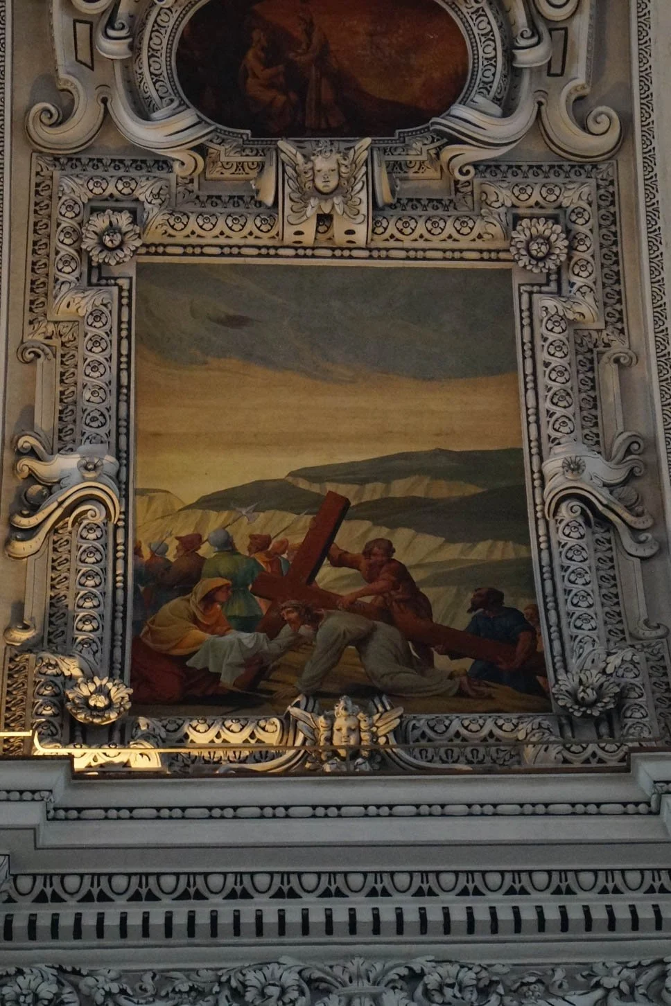 Salzburg - Salzburg Cathedral - Jesus Falls for a Third Time
