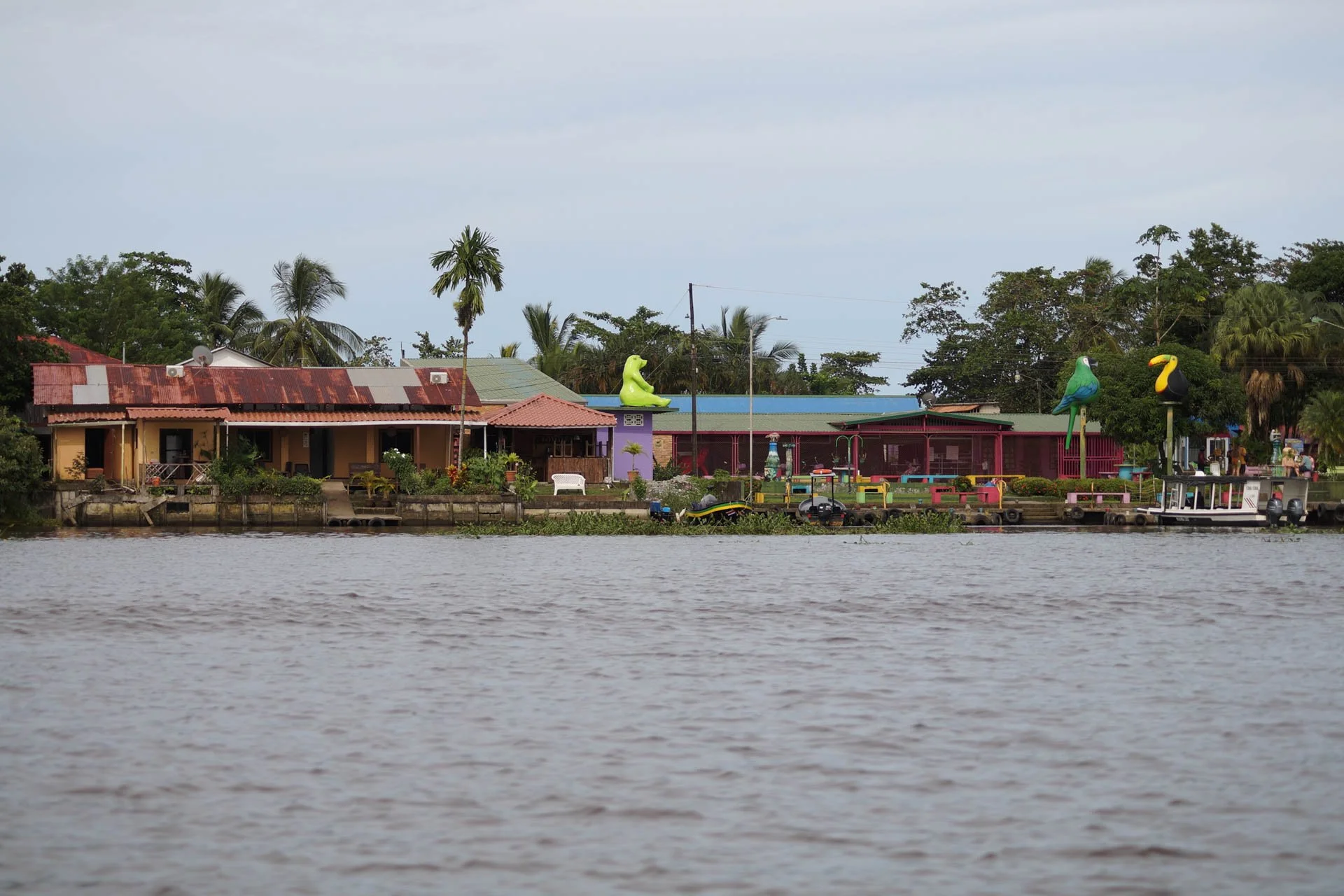 Tortuguero Village is the neared habitation to the Mawamba Lodge.