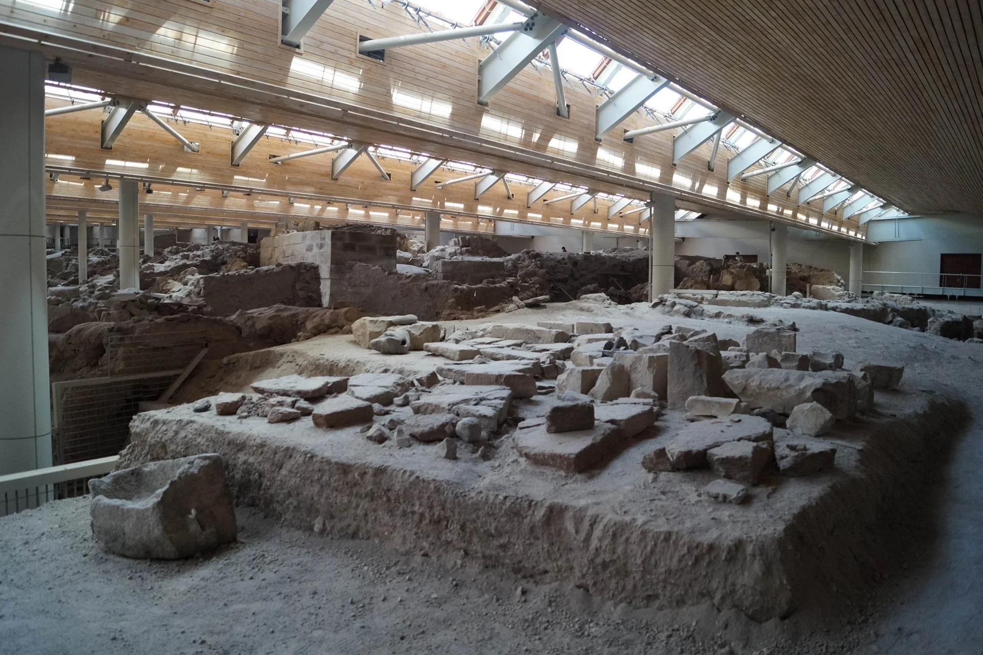 Santorini - Archeological site of Akrotiri. Along with The Acropolis and The Knossos this was the other site I was very excited to visit. It is thought to have been a significant Minoan Settlement. The Minoan's were the first advanced civilization in