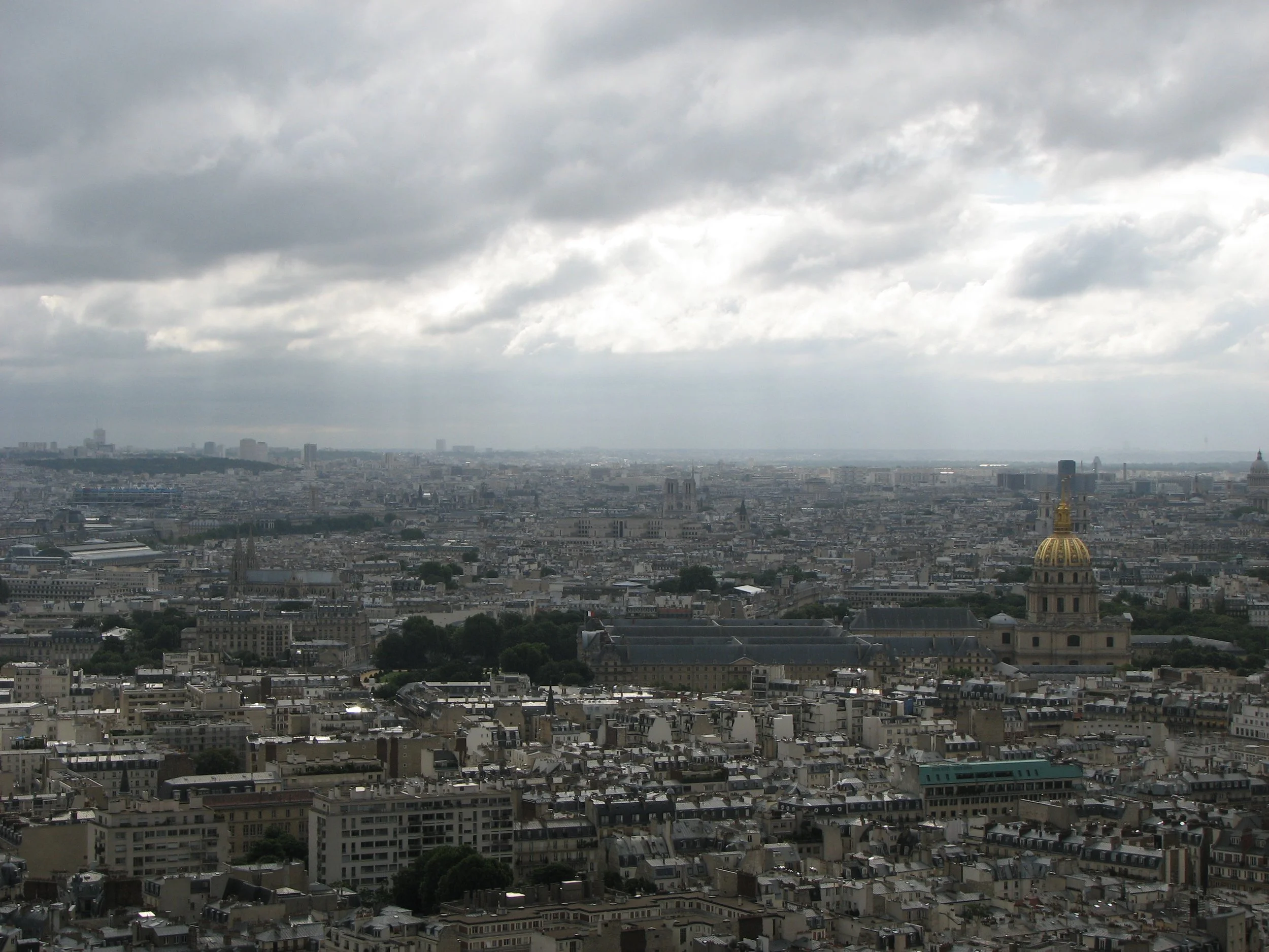 View of Paris from the Eiffel Tower