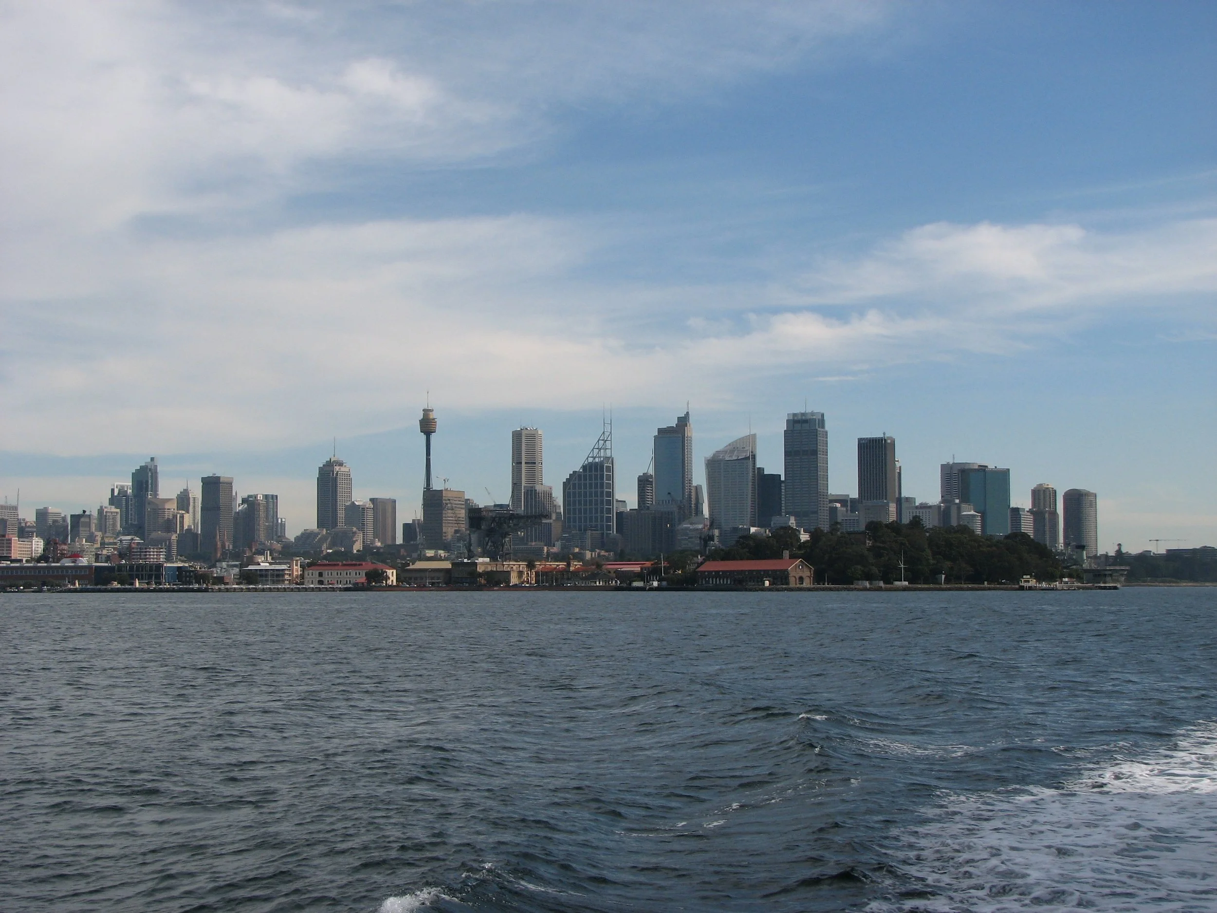 Sydney seen from the ferry on the way to Manly