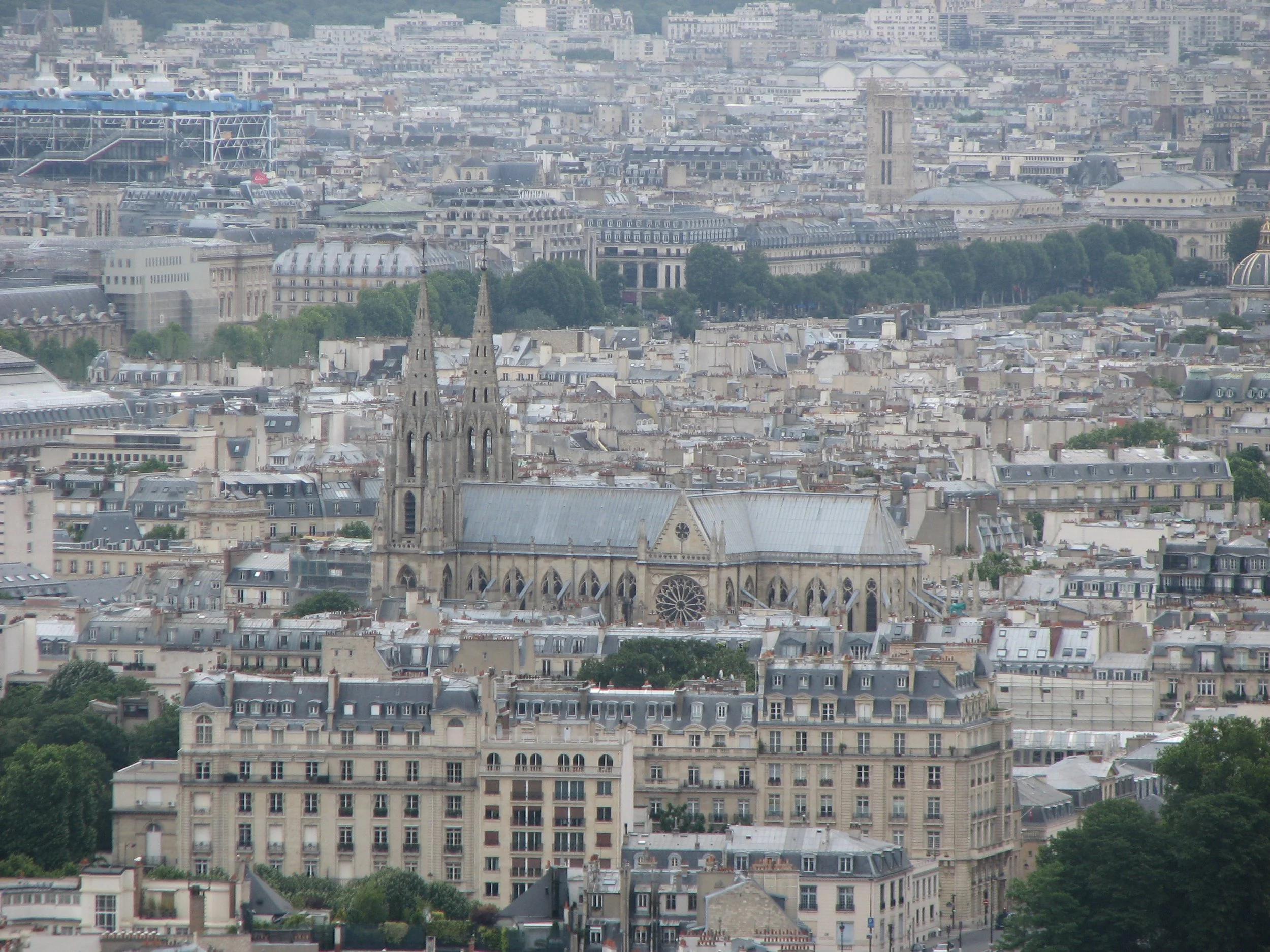 View of Paris from the Eiffel Tower