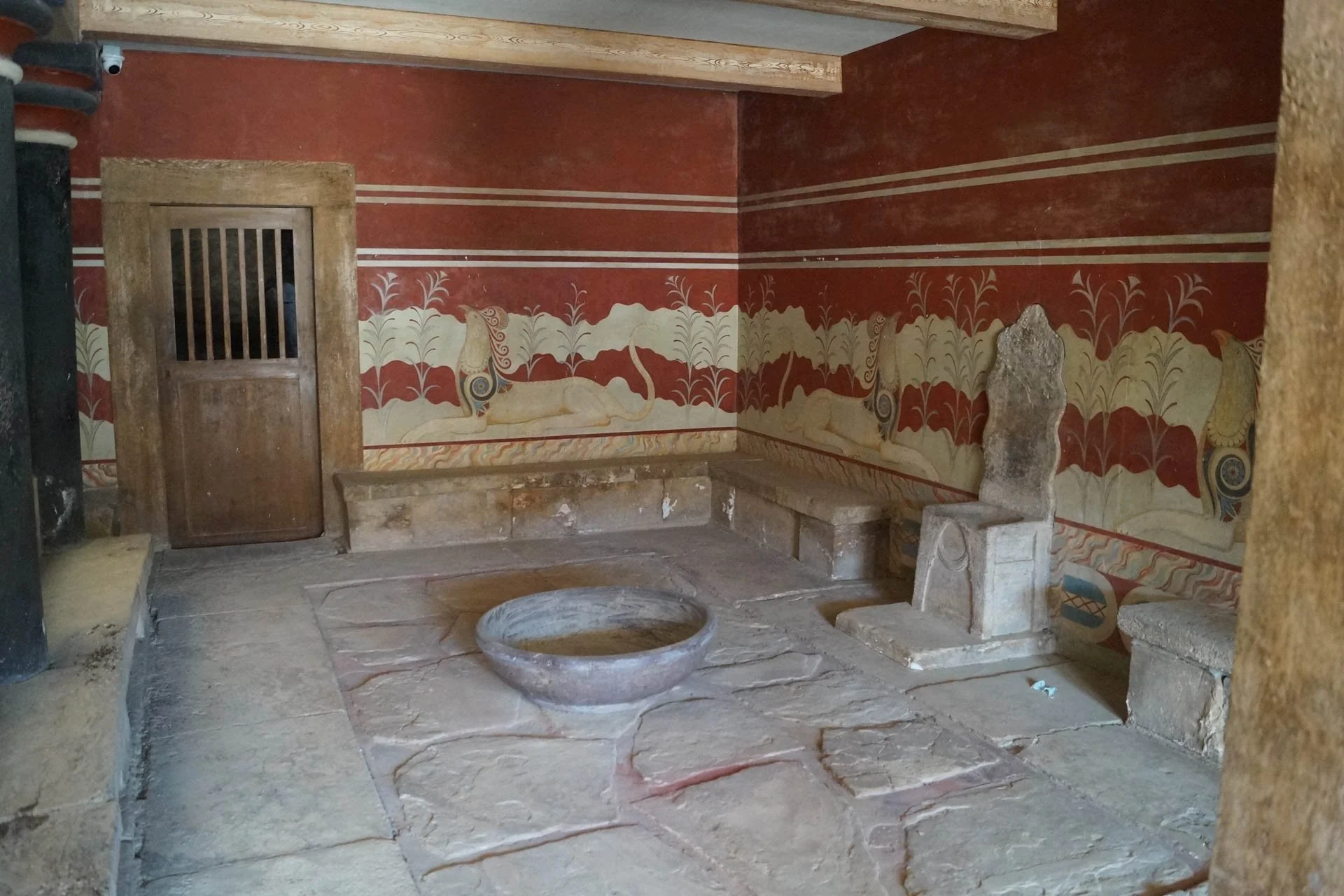 Crete - Throne Room in The Knossos